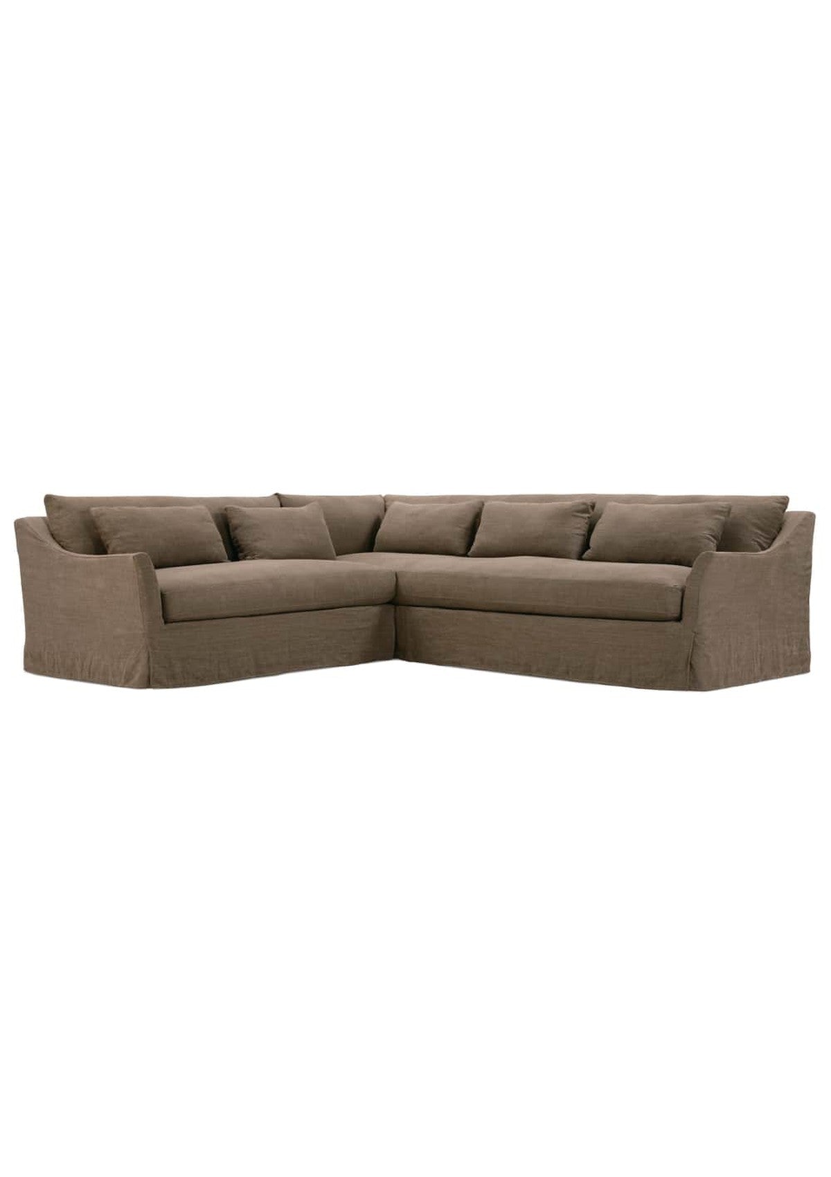 Moreau Slipcovered Deep Depth Sectional