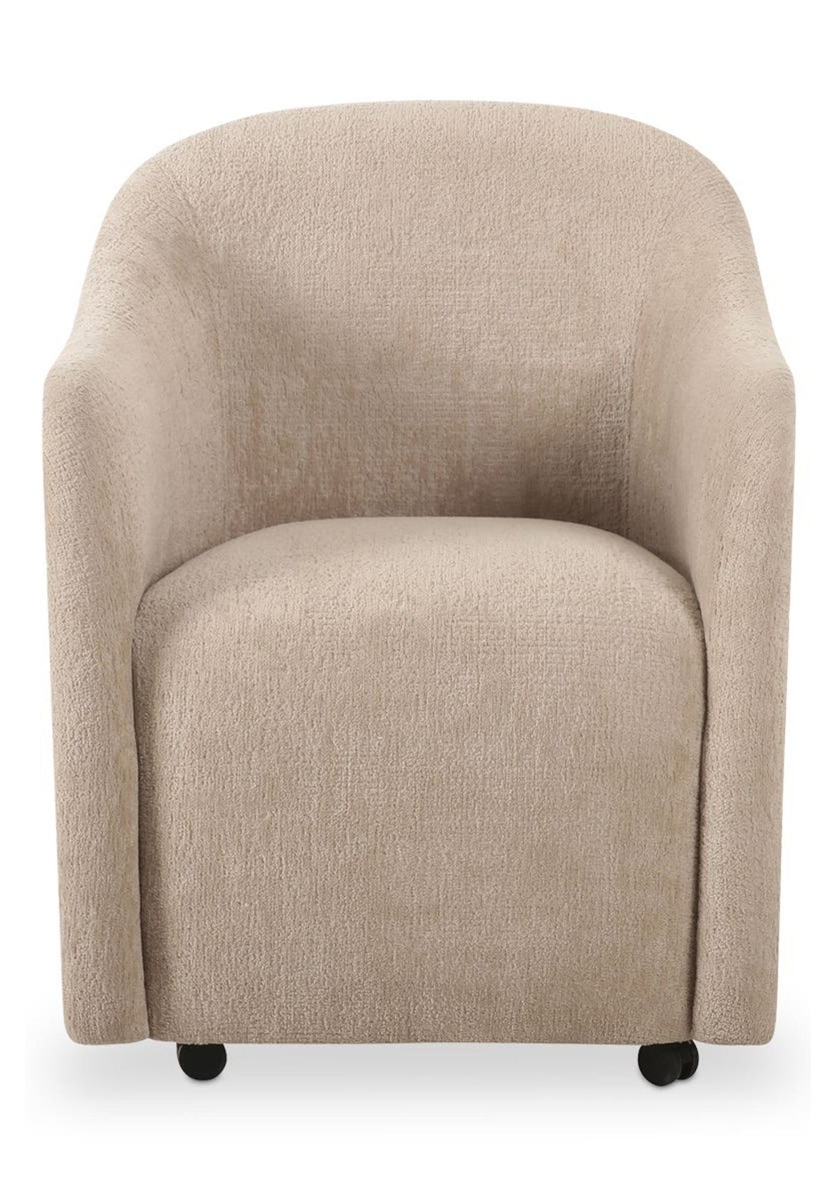 Drava Rolling Dining Chair - Beige