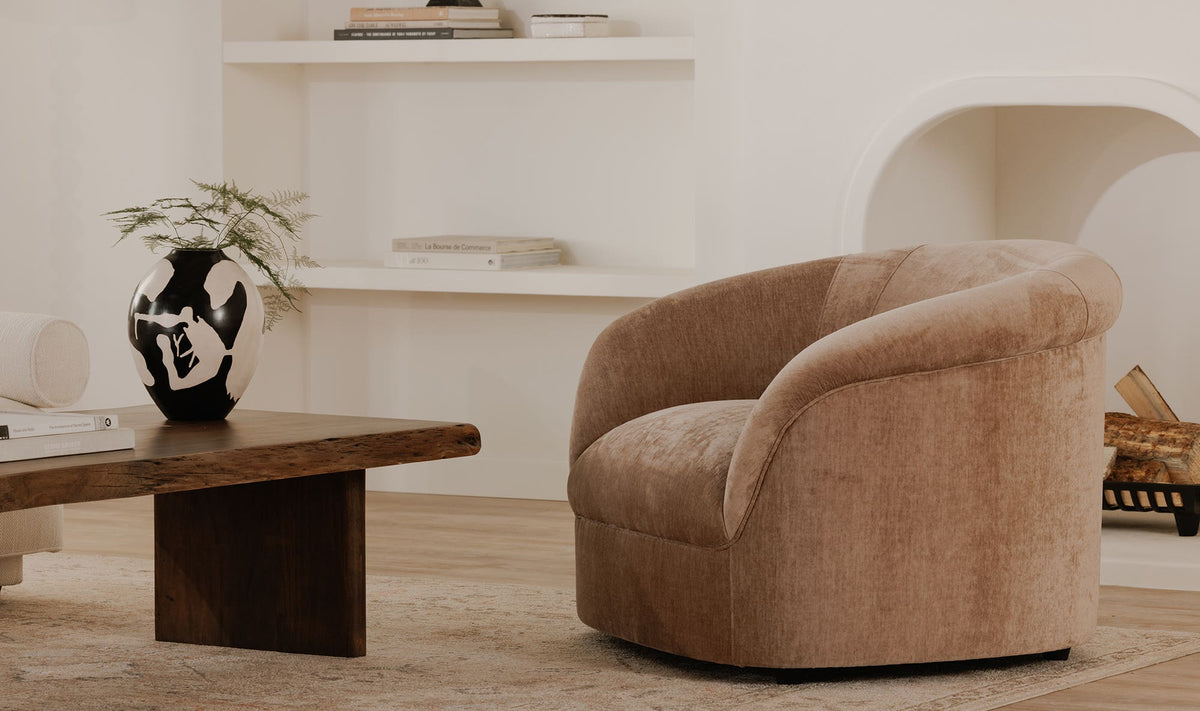 Thora Lounge Chair - Blush