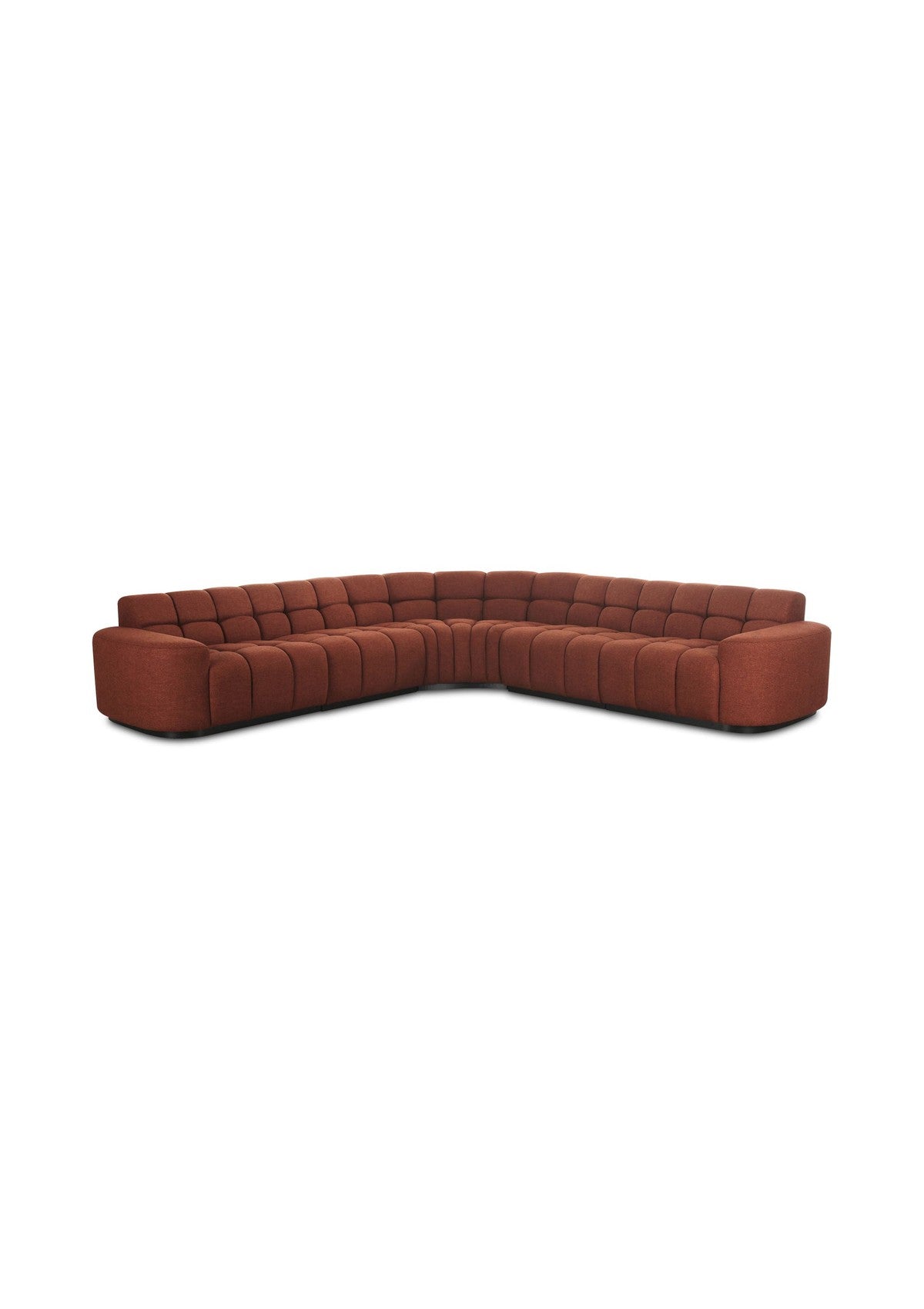 Roman L-Shaped Sectional - Rust