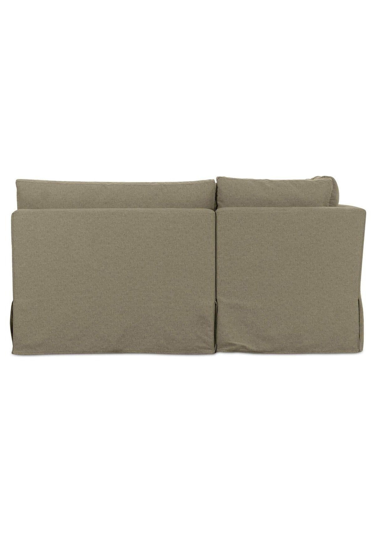 Fable Slipcover Dining Banquette U-Shape 168" - Olive