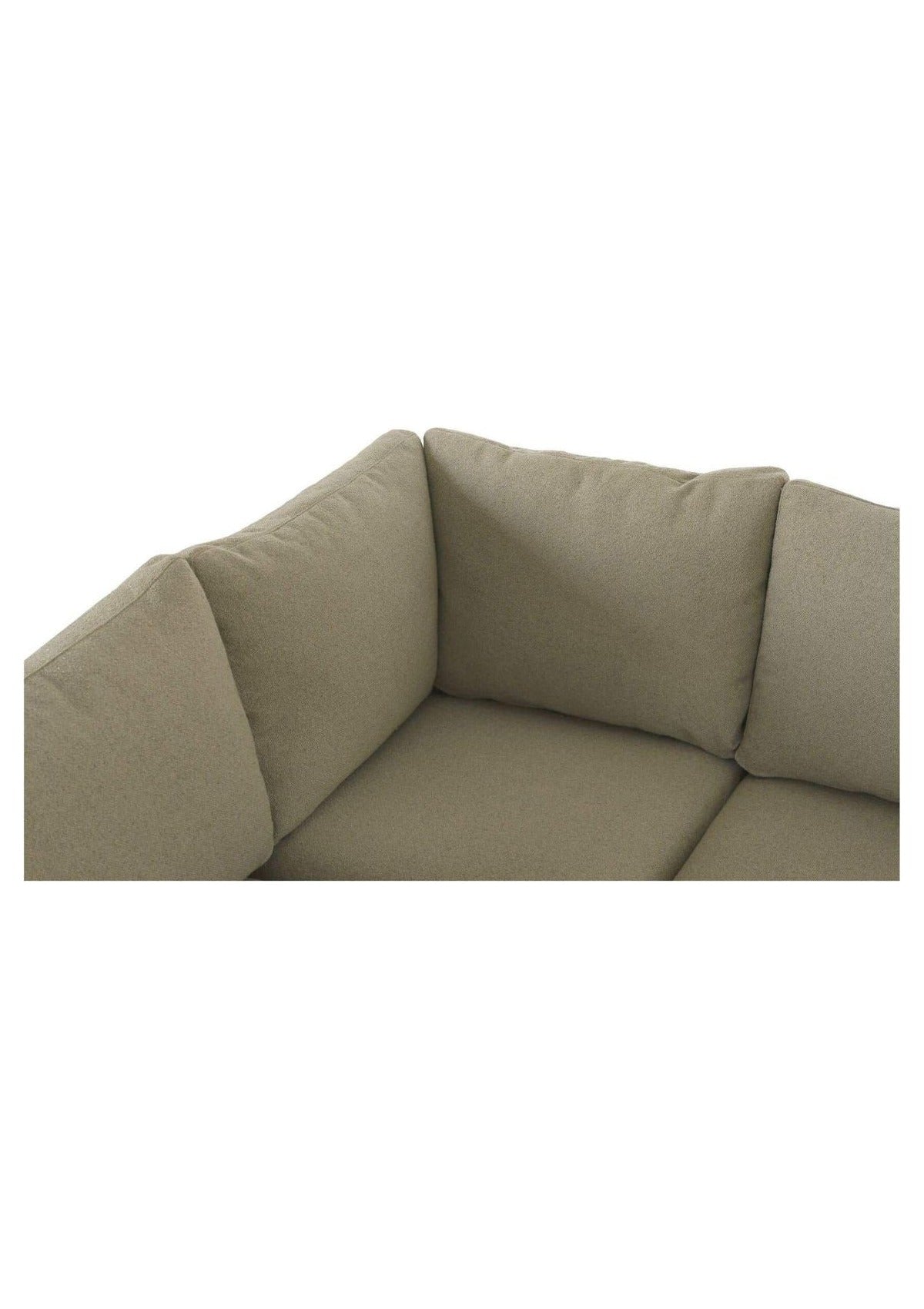 Fable Slipcover Dining Banquette L-Shape 100.5" - Olive
