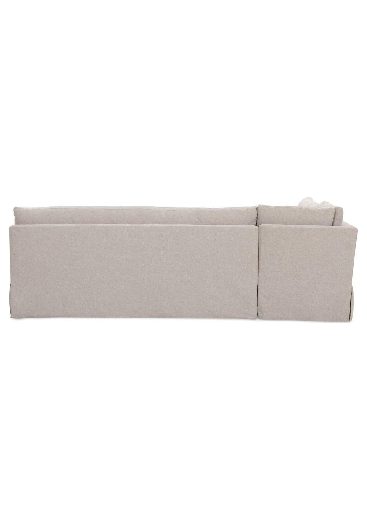 Fable Slipcover Dining Banquette L-Shape 100.5" - Beige