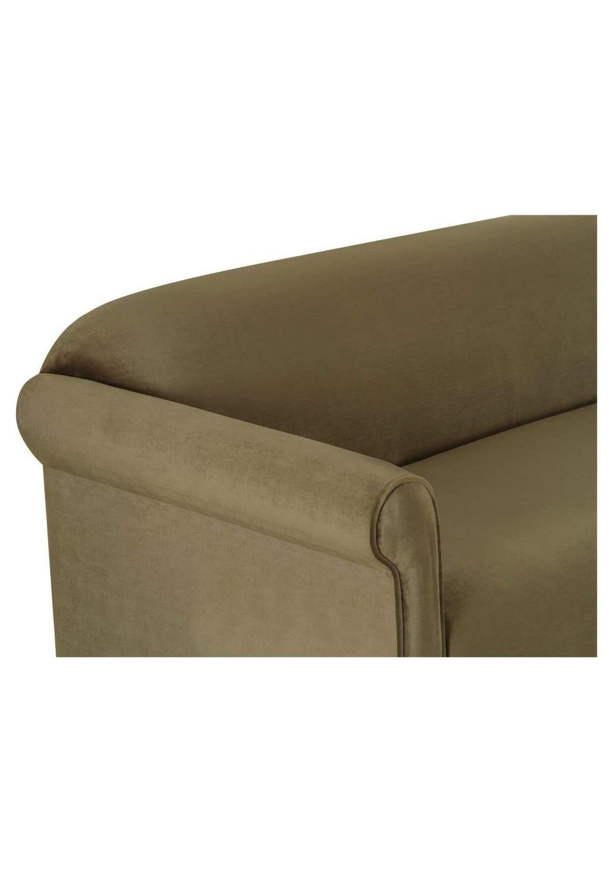 Harmony Sofa - Dark Green Faux Mohair