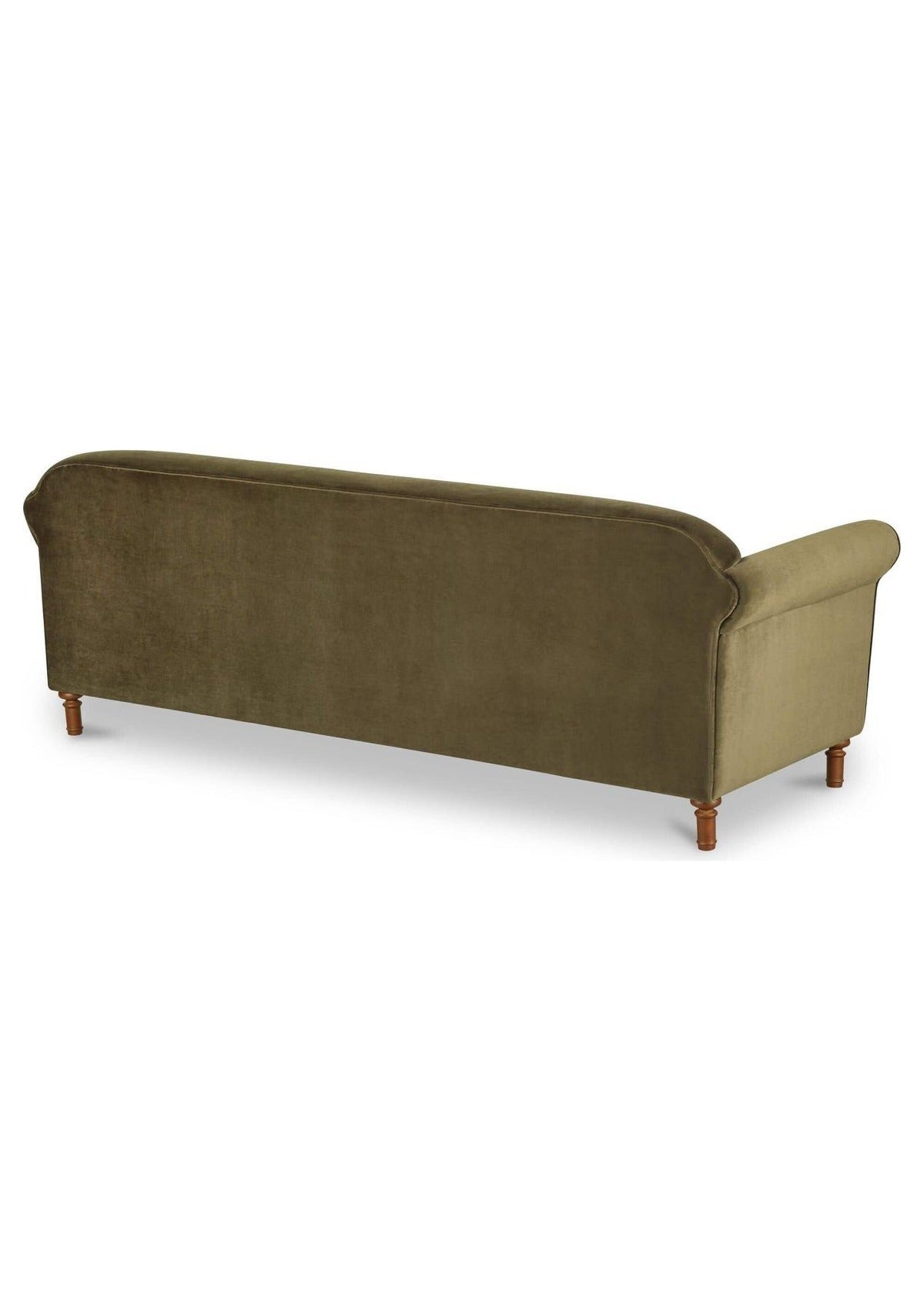 Harmony Sofa - Dark Green Faux Mohair