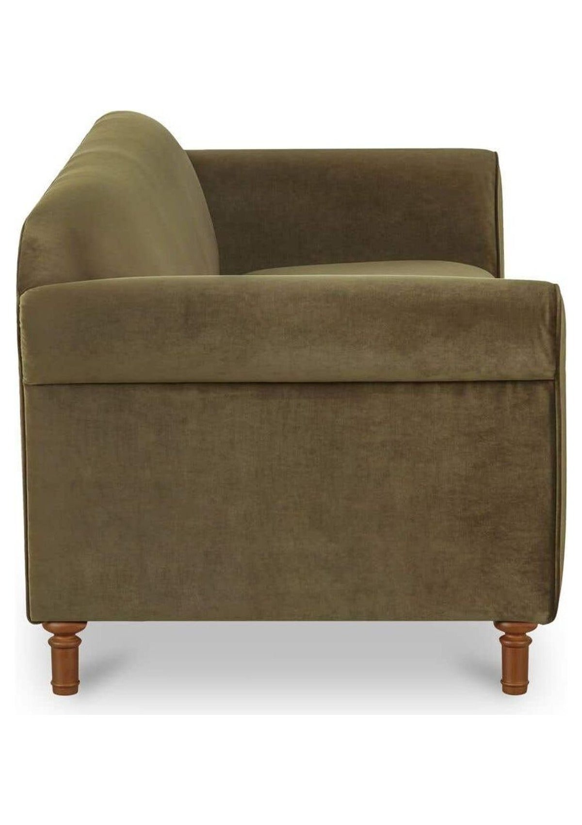 Harmony Sofa - Dark Green Faux Mohair