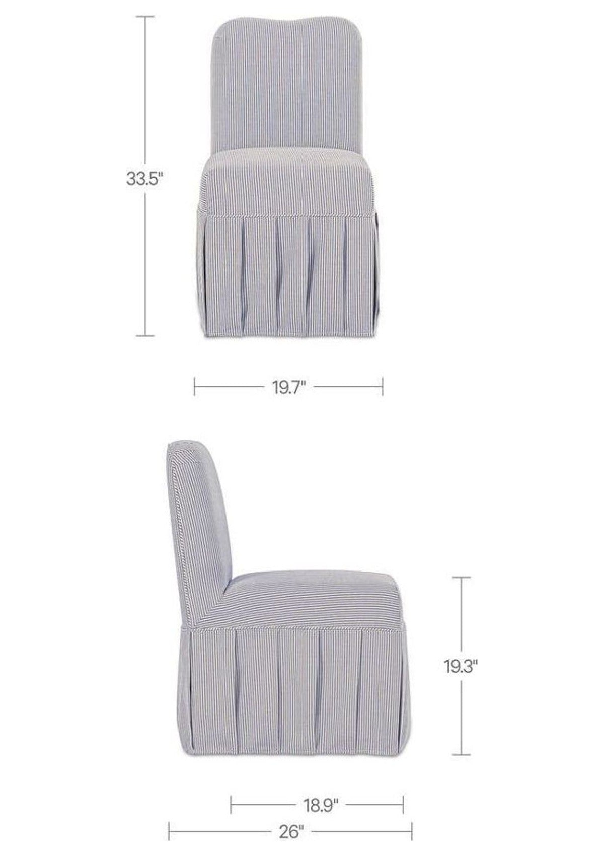 Liv Slipcover Dining Chair - Set of Two