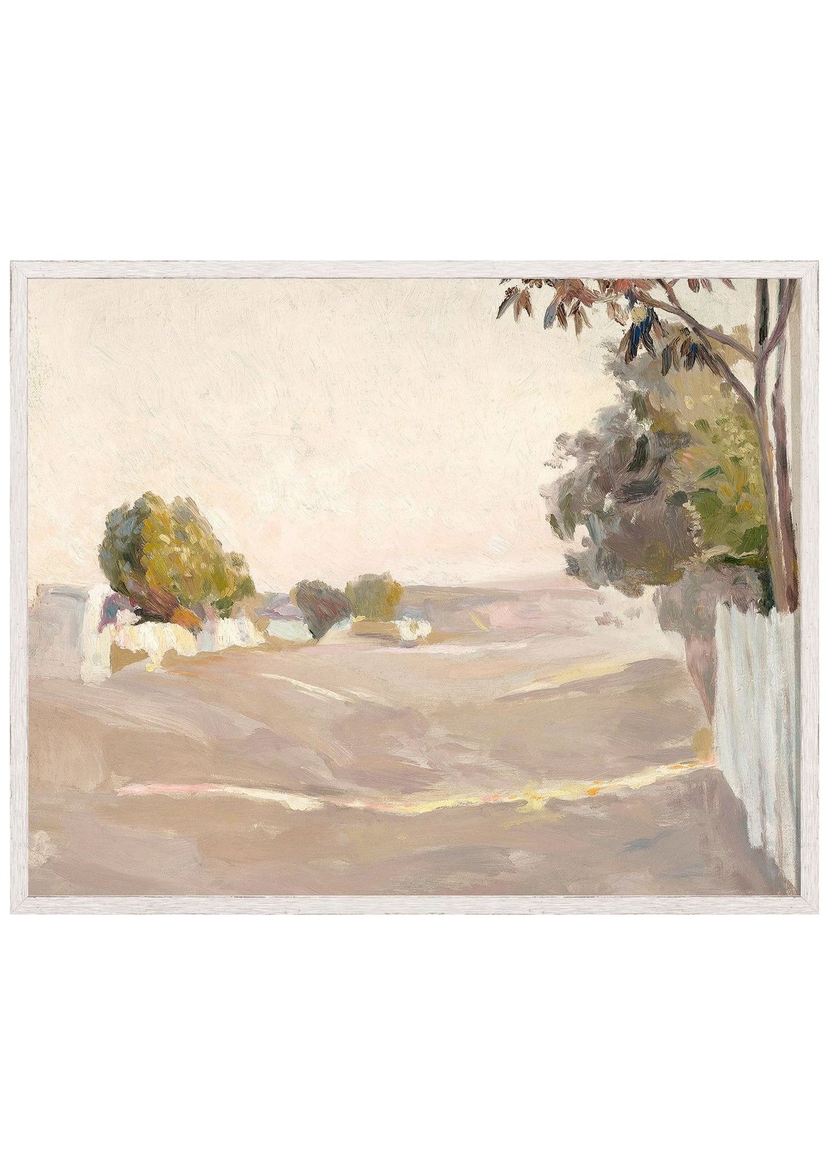 Raw Canvas Series – Eastern View – Medium / Glass Framed
