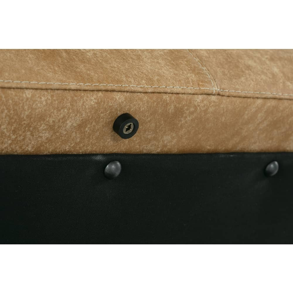 Remy 45" x 28" Rectangle Leather Storage Ottoman