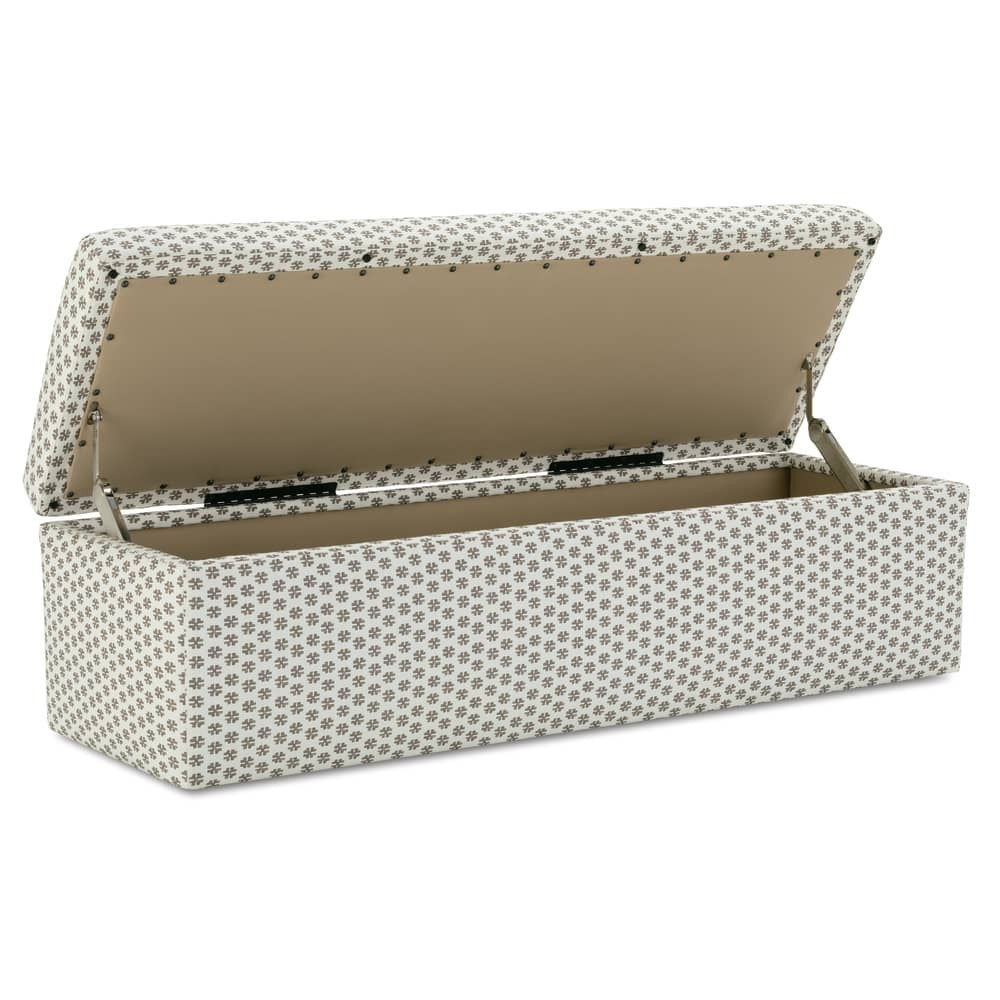 Remy 62" x 20" Rectangle Storage Ottoman