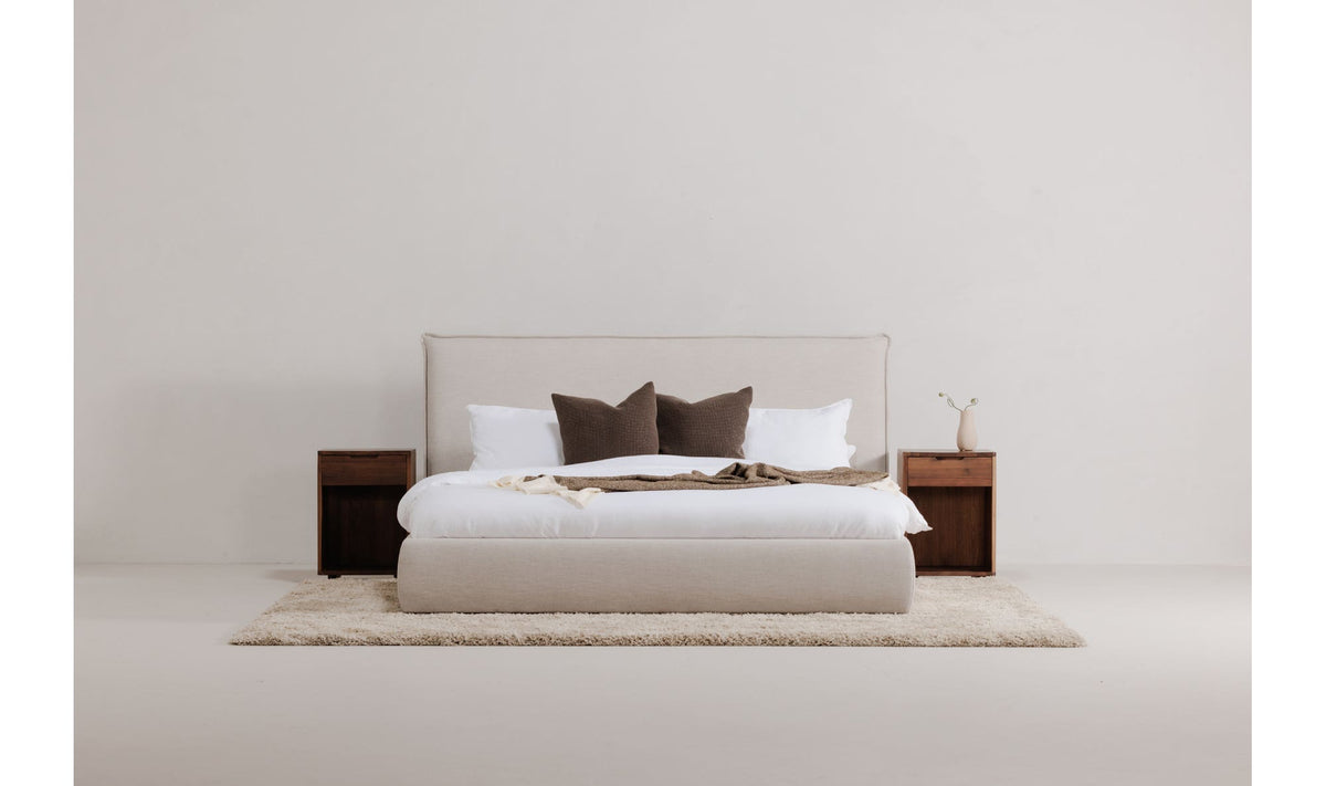 Luzon King Bed - Wheat