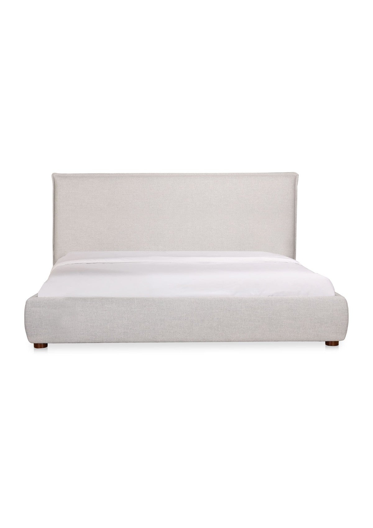 Luzon King Bed - Light Grey