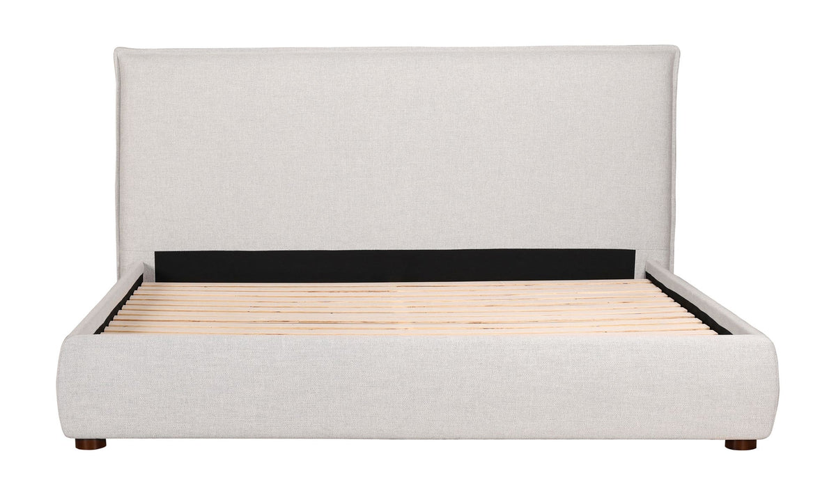 Luzon King Bed - Light Grey