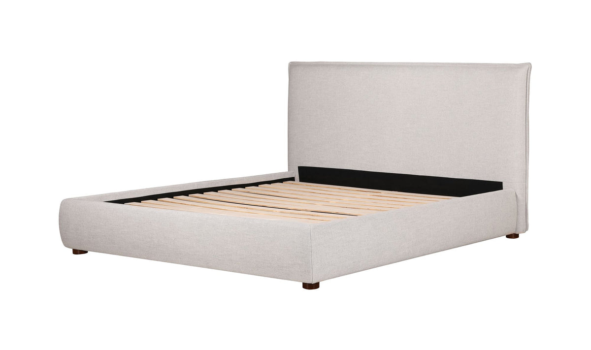 Luzon King Bed - Light Grey