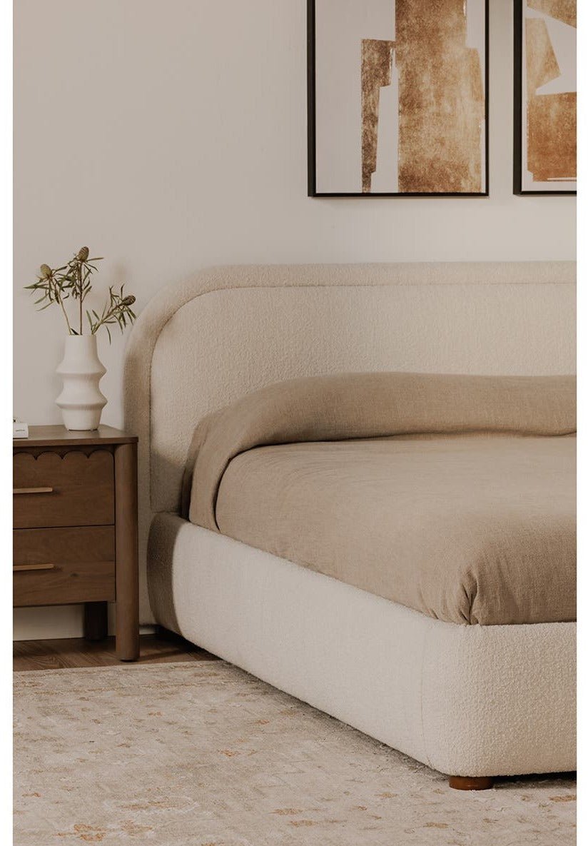 Colin King Bed - Oatmeal