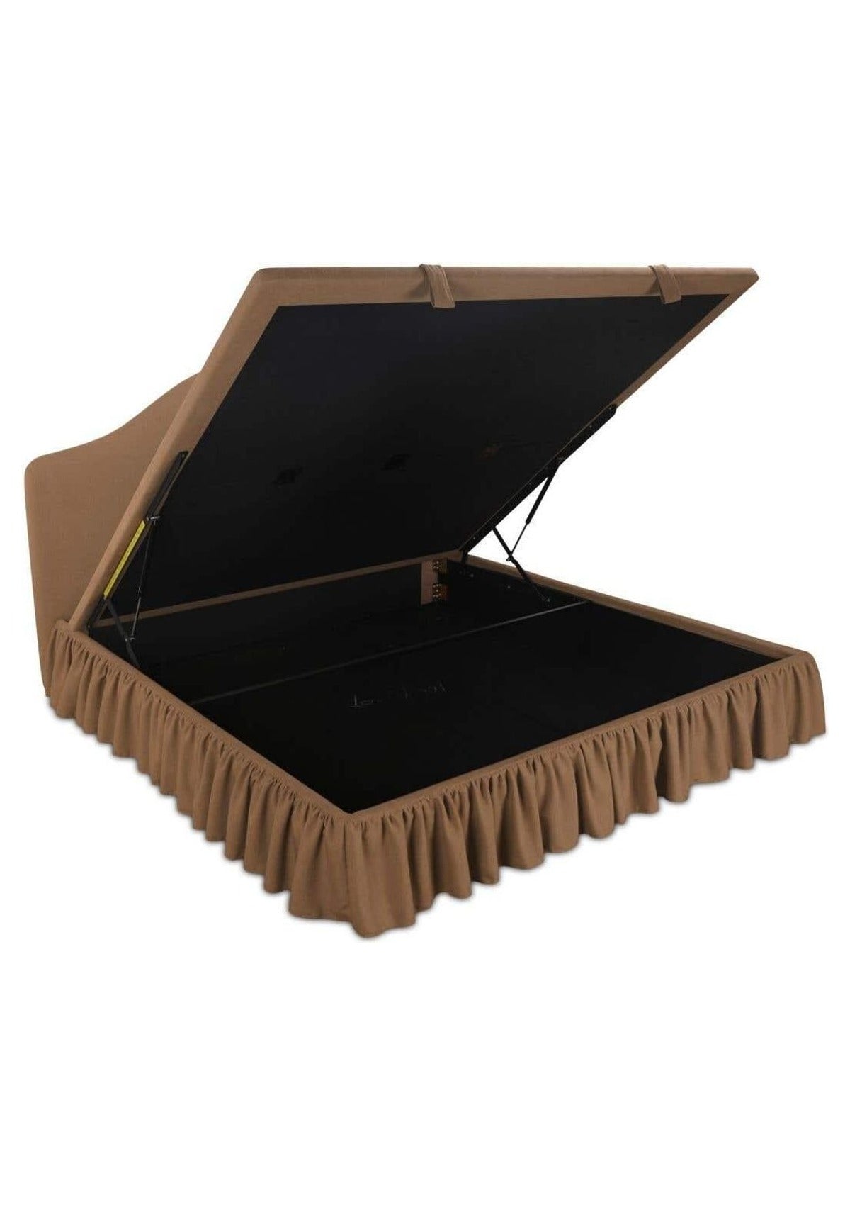 Noelle King Storage Bed - Light Brown