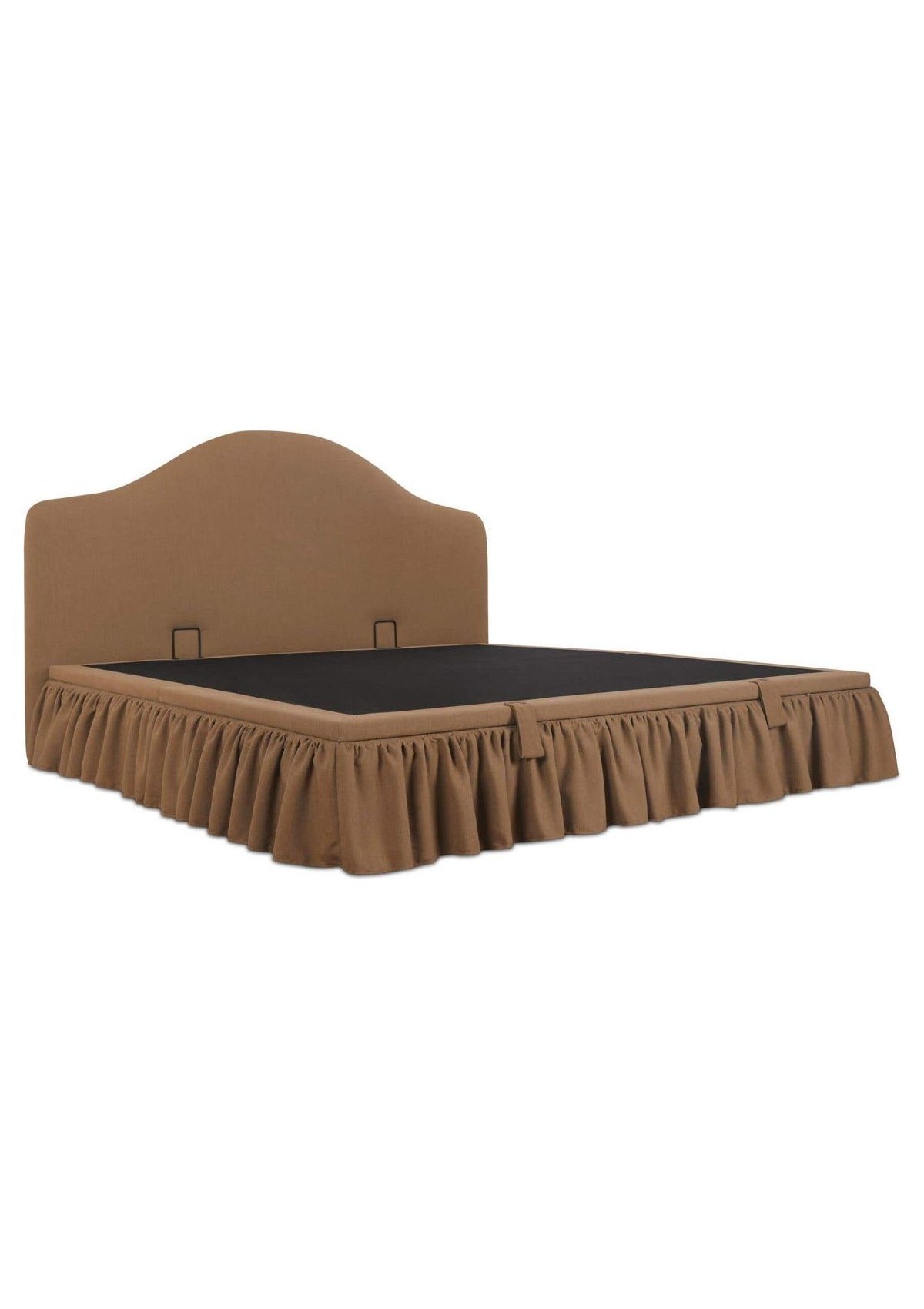 Noelle King Storage Bed - Light Brown