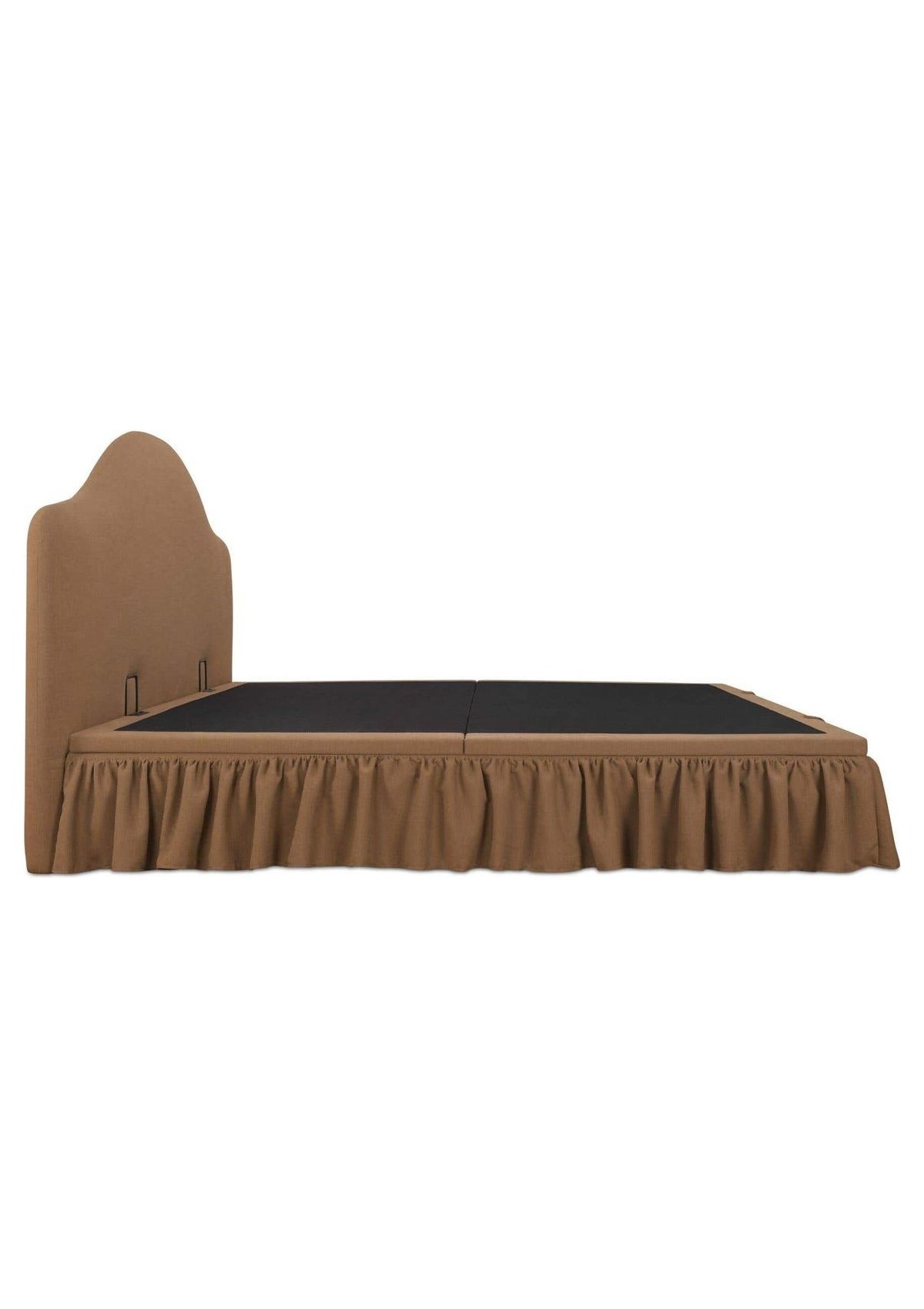 Noelle King Storage Bed - Light Brown