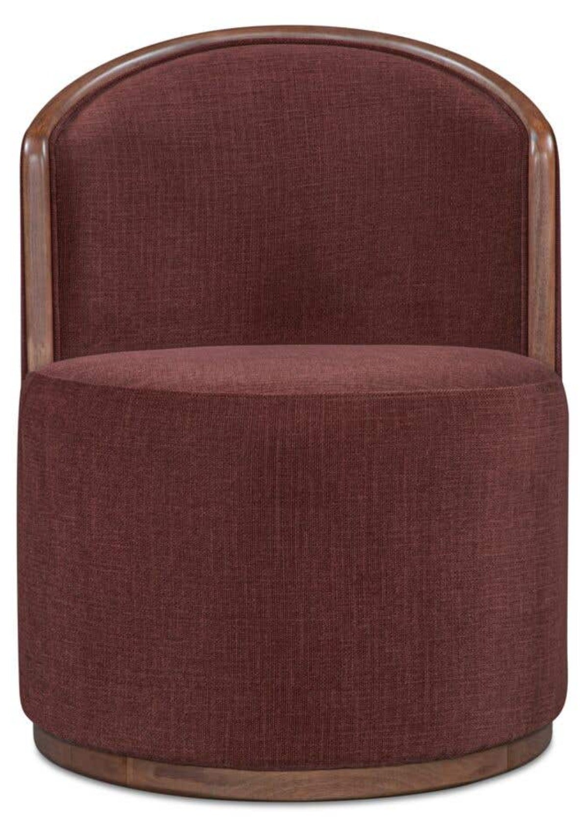 Rossi Swivel Dining Chair - Berry hero