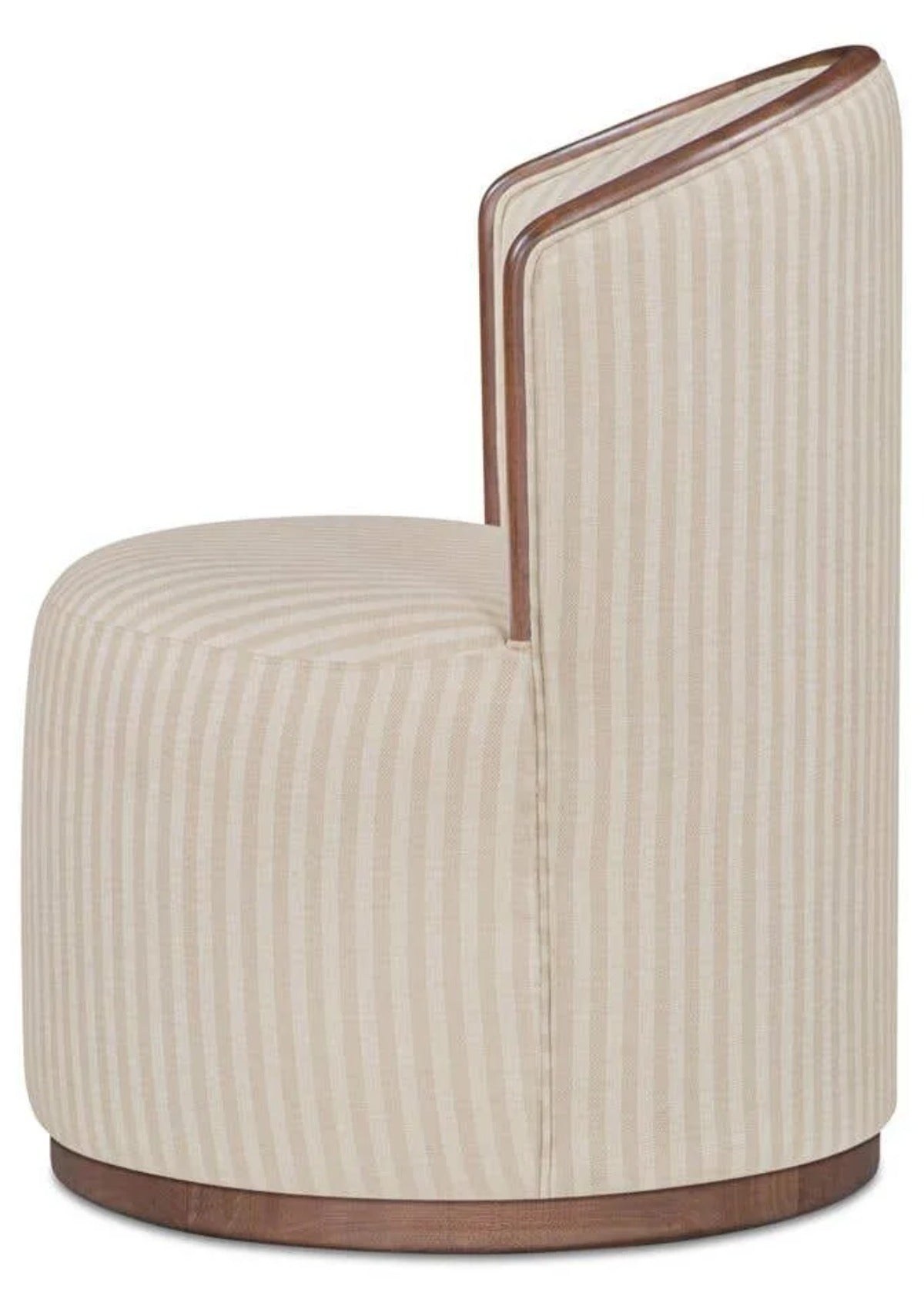 Rossi Swivel Dining Chair - Stripe side