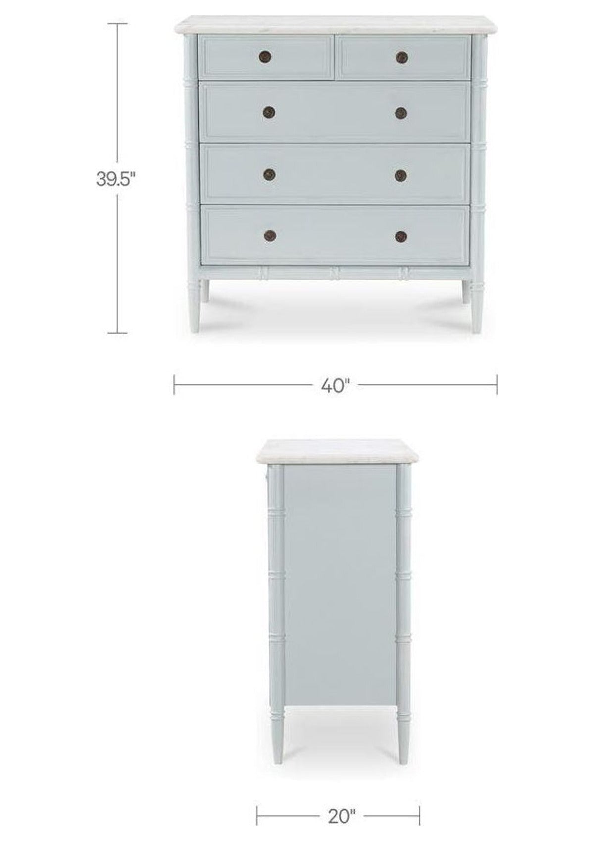 Eleanor 5 Drawer Chest