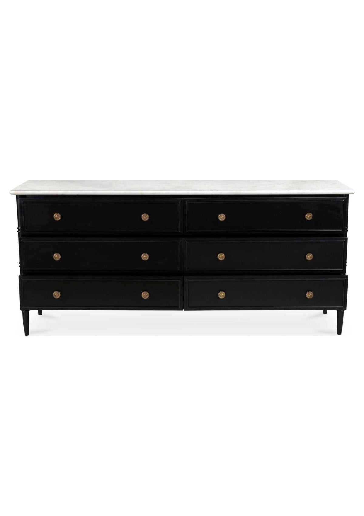 Eleanor 6 Drawer Dresser - Black