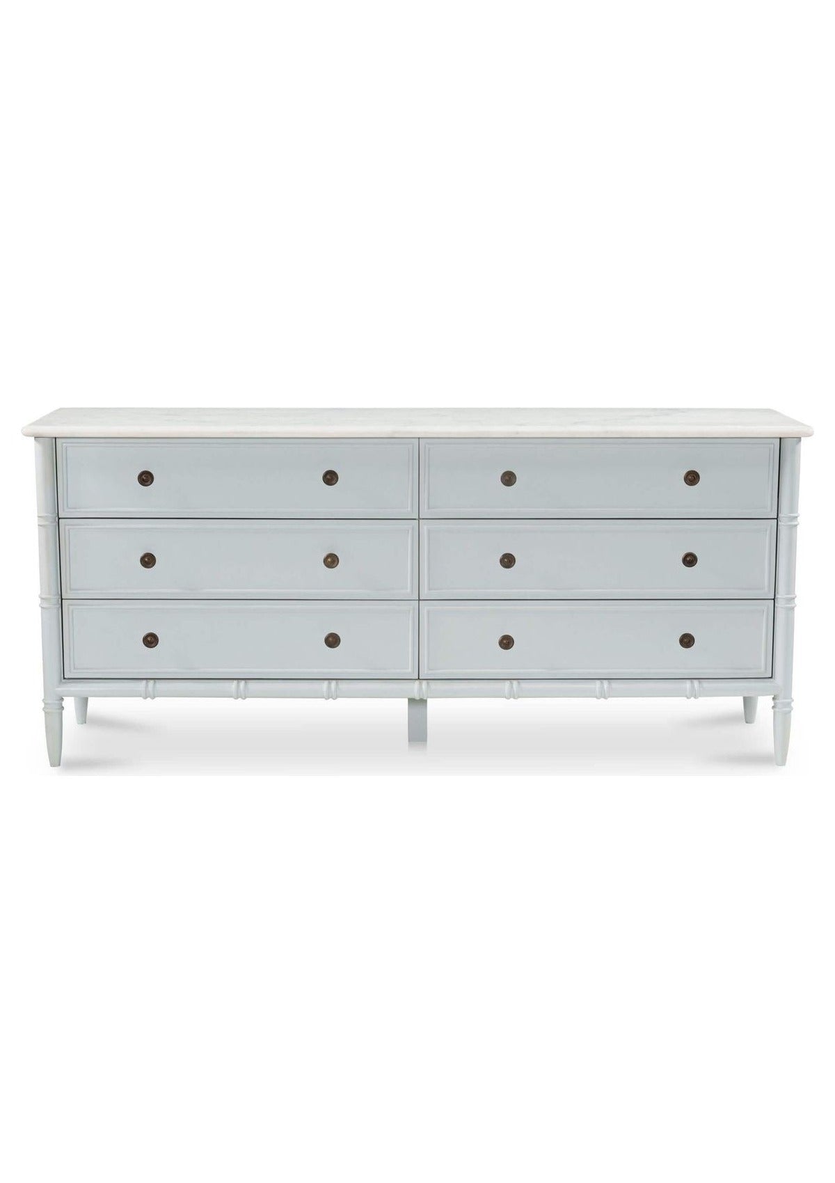 Eleanor 6 Drawer Dresser - Light Blue