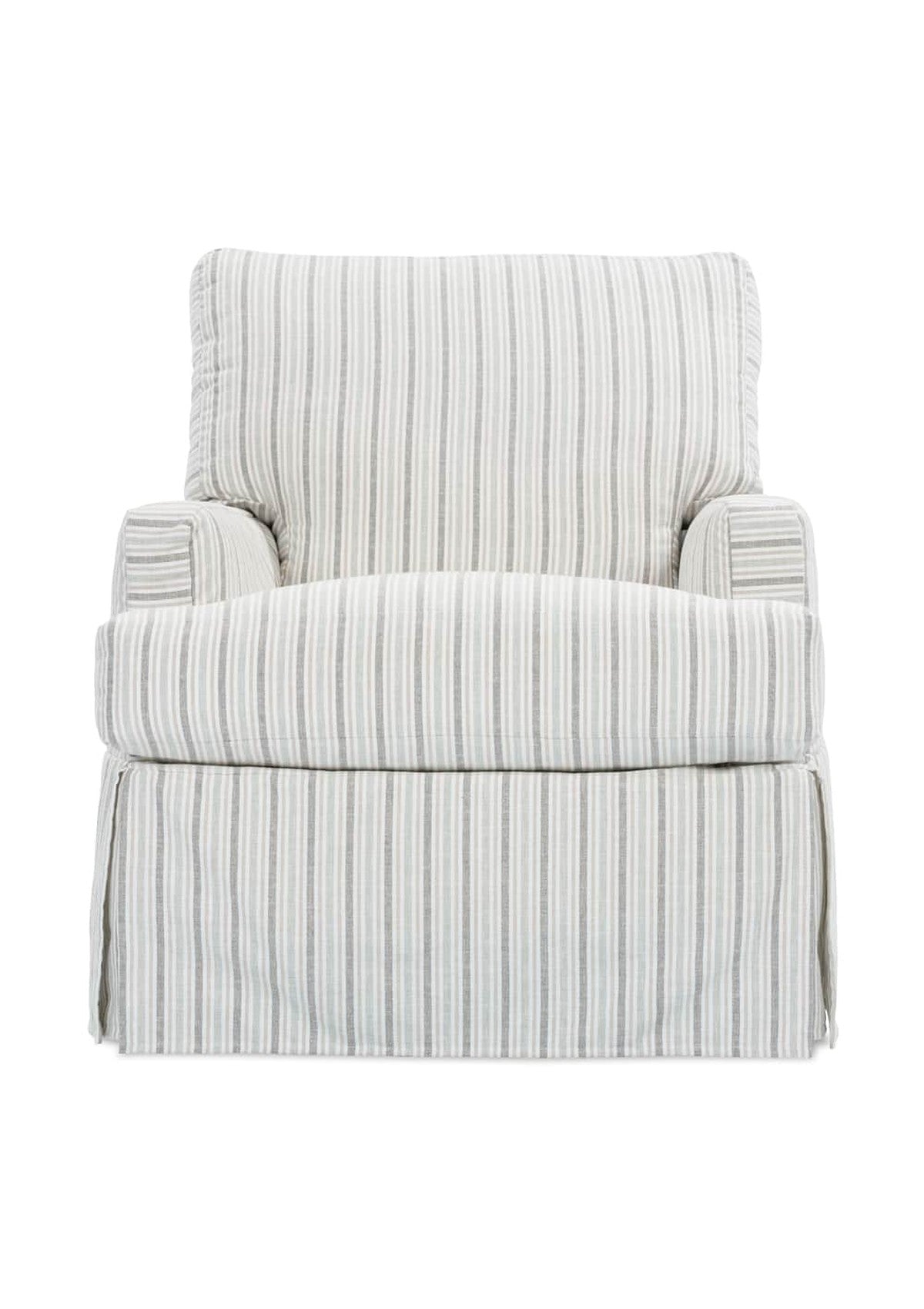 Sadie Slipcovered Swivel Glider