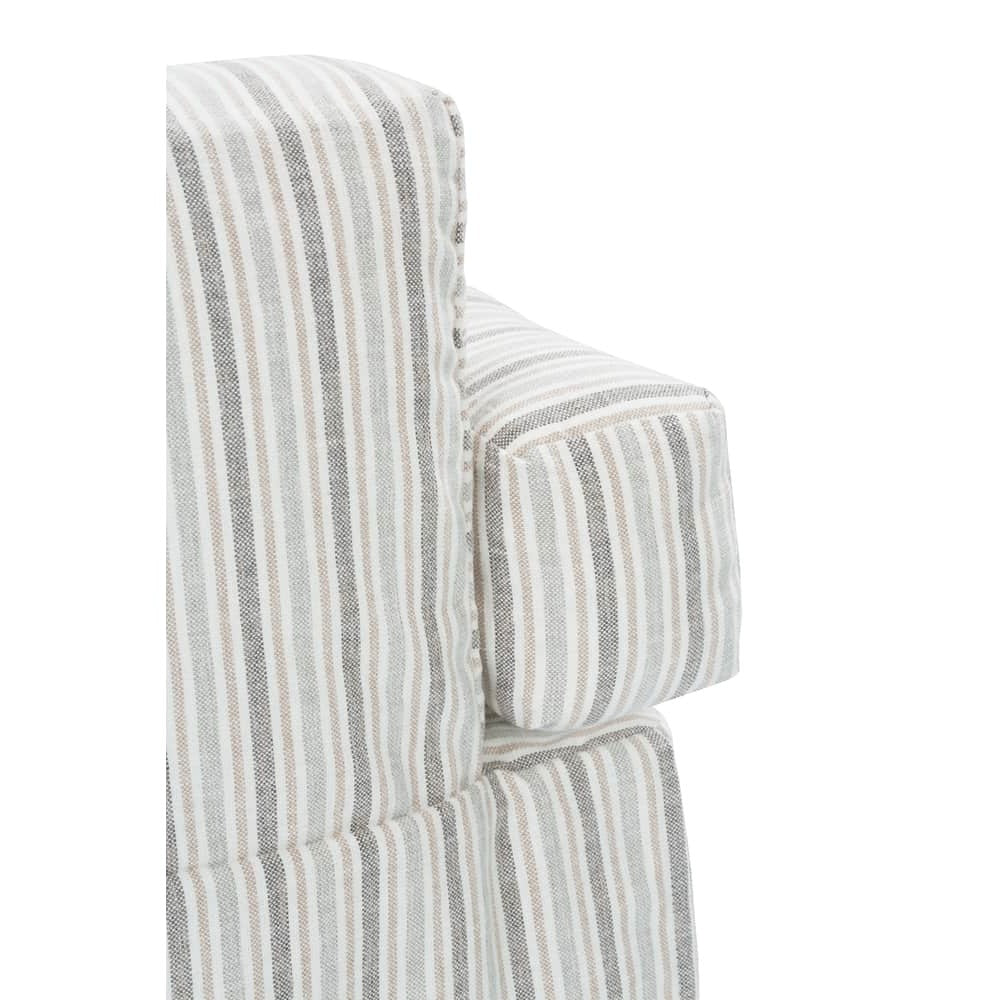 Sadie Slipcovered Swivel Glider