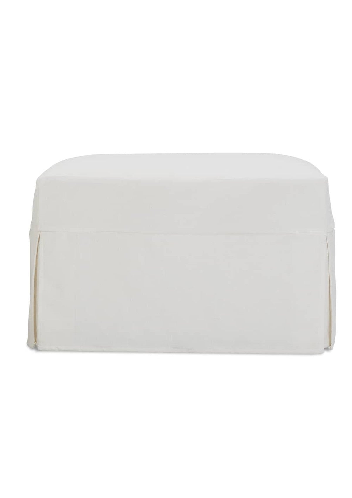 Sadie Slipcovered Ottoman