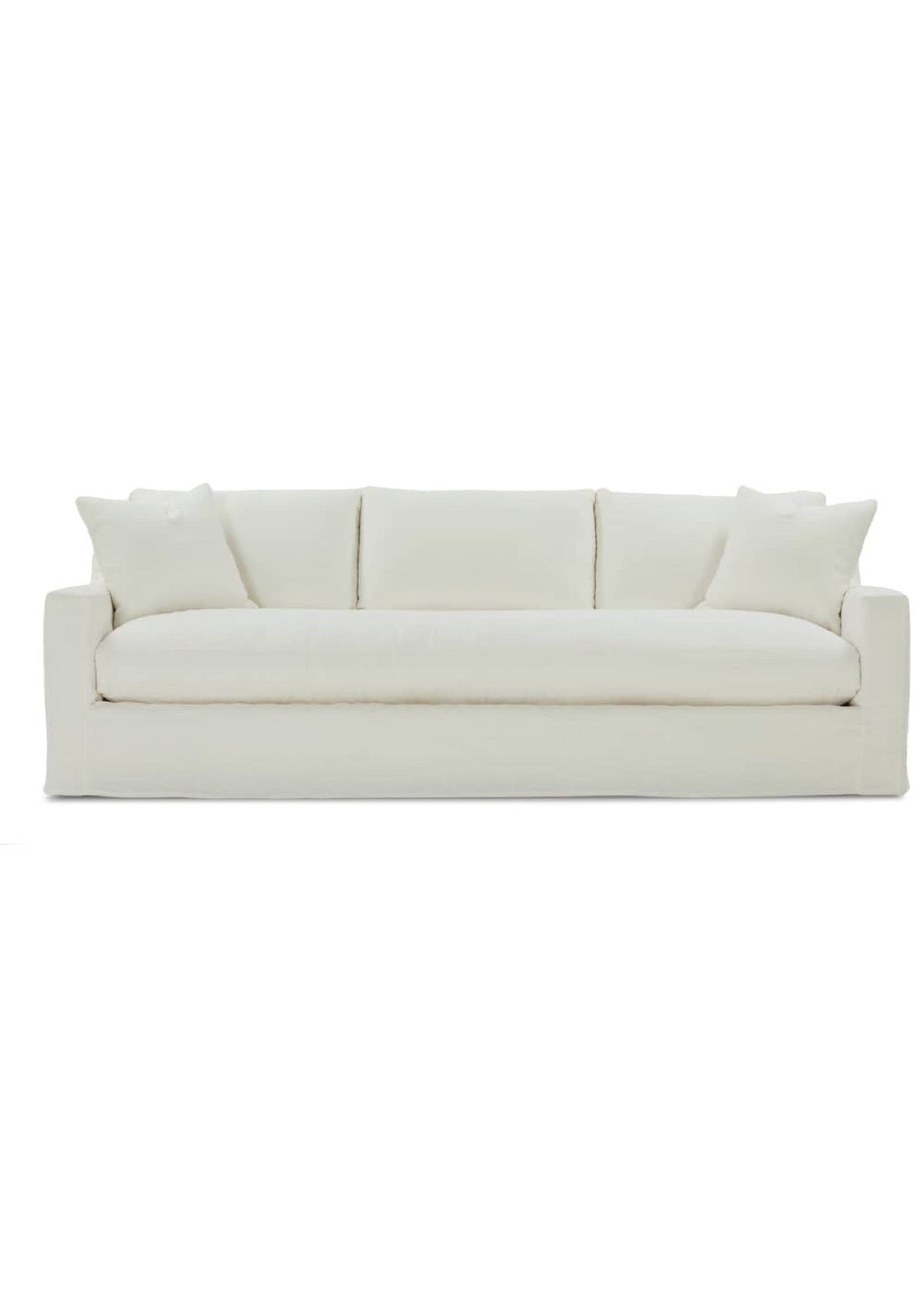 Silas Slipcovered Sofa #Cushion_Bench Cushion (2 Back Cushions)
