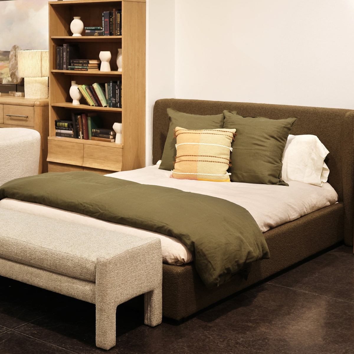 Tobias Bed - Olive / Queen