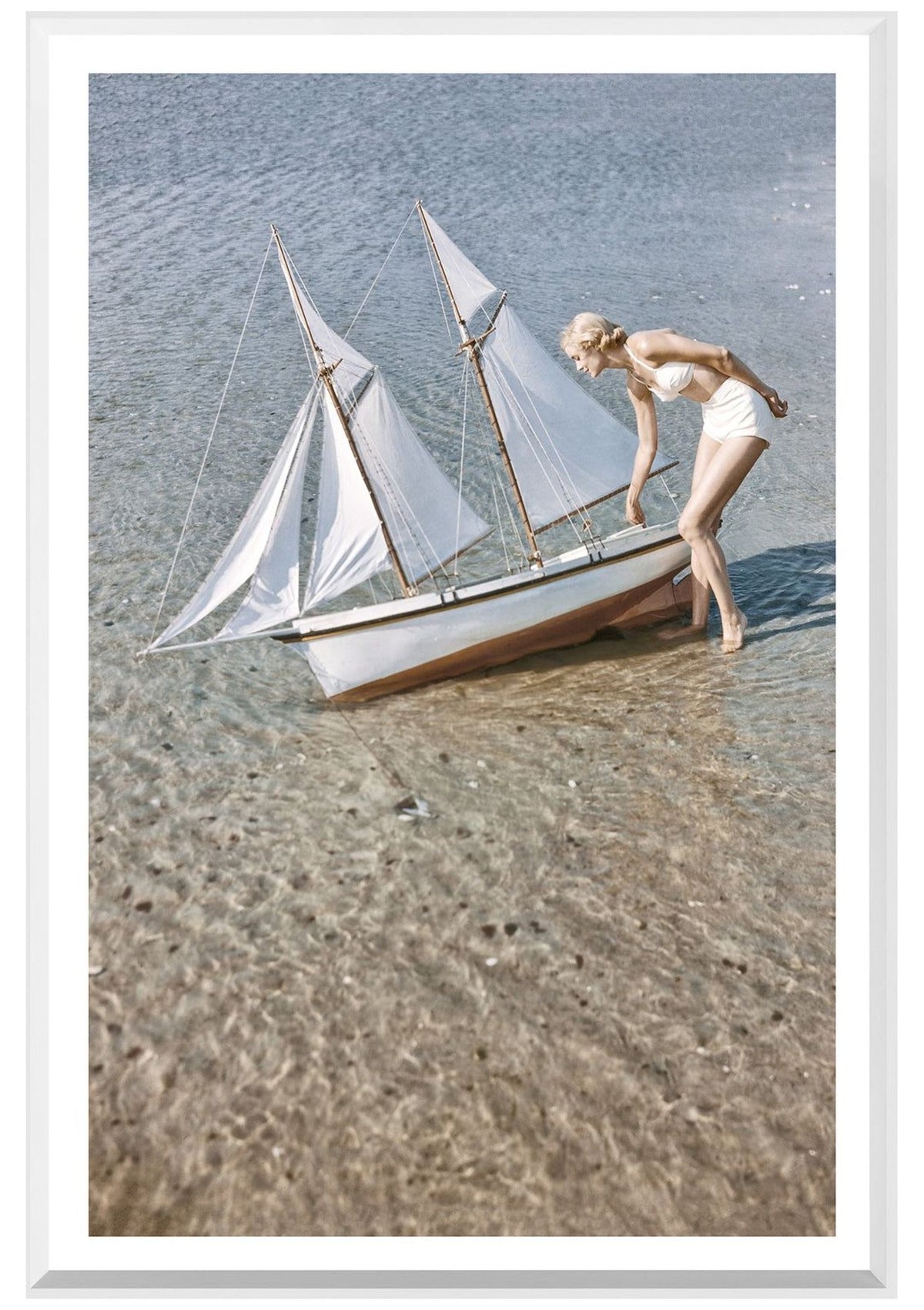 Toni Frissell – Schooner & Model, C. 1948 – Small
