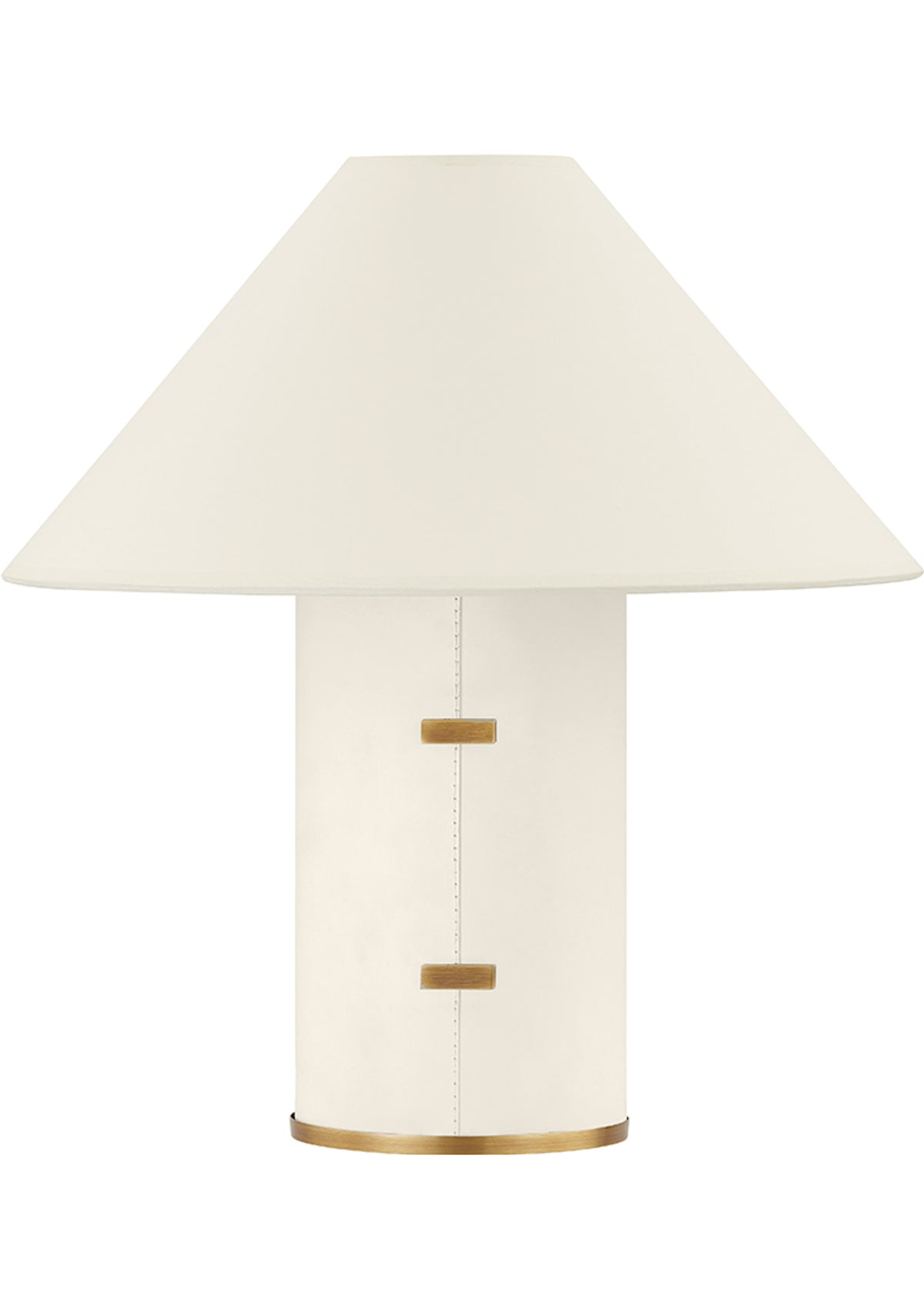 Bond Table Lamp – 14" W in Patina Brass