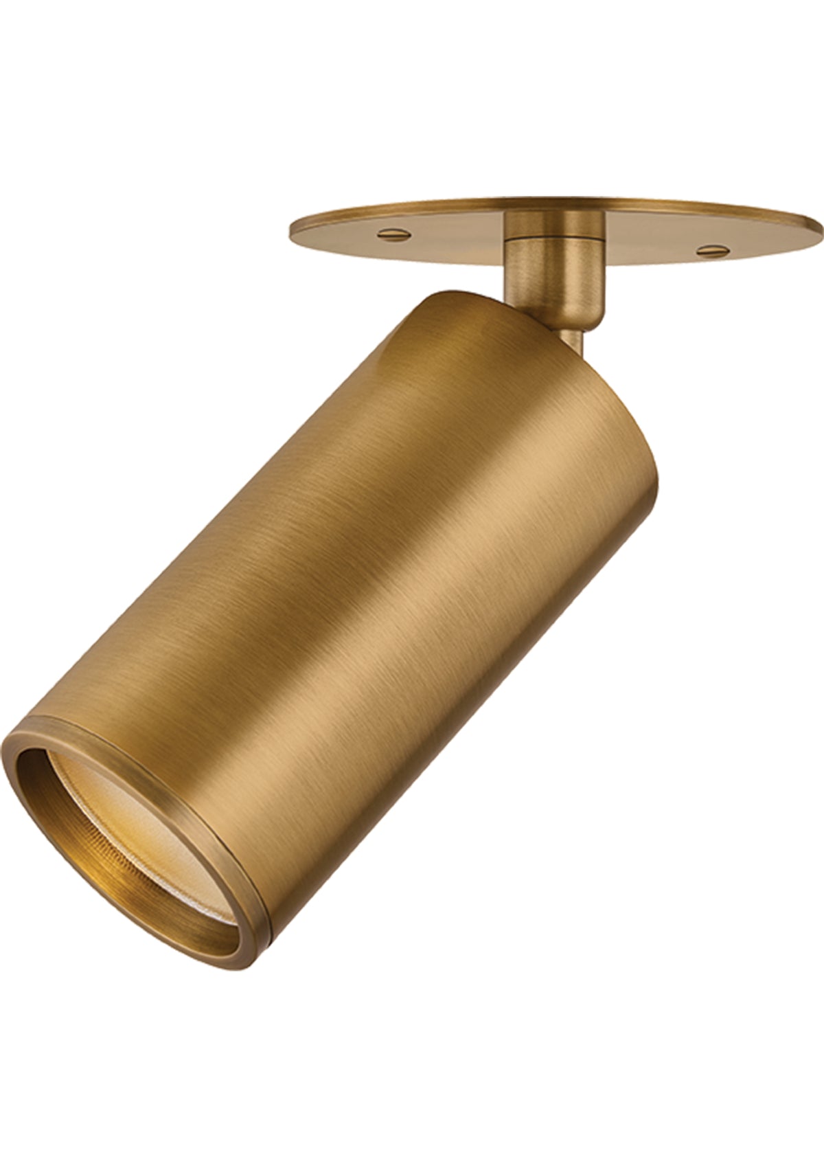 Caleb Flush Mount in Patina Brass