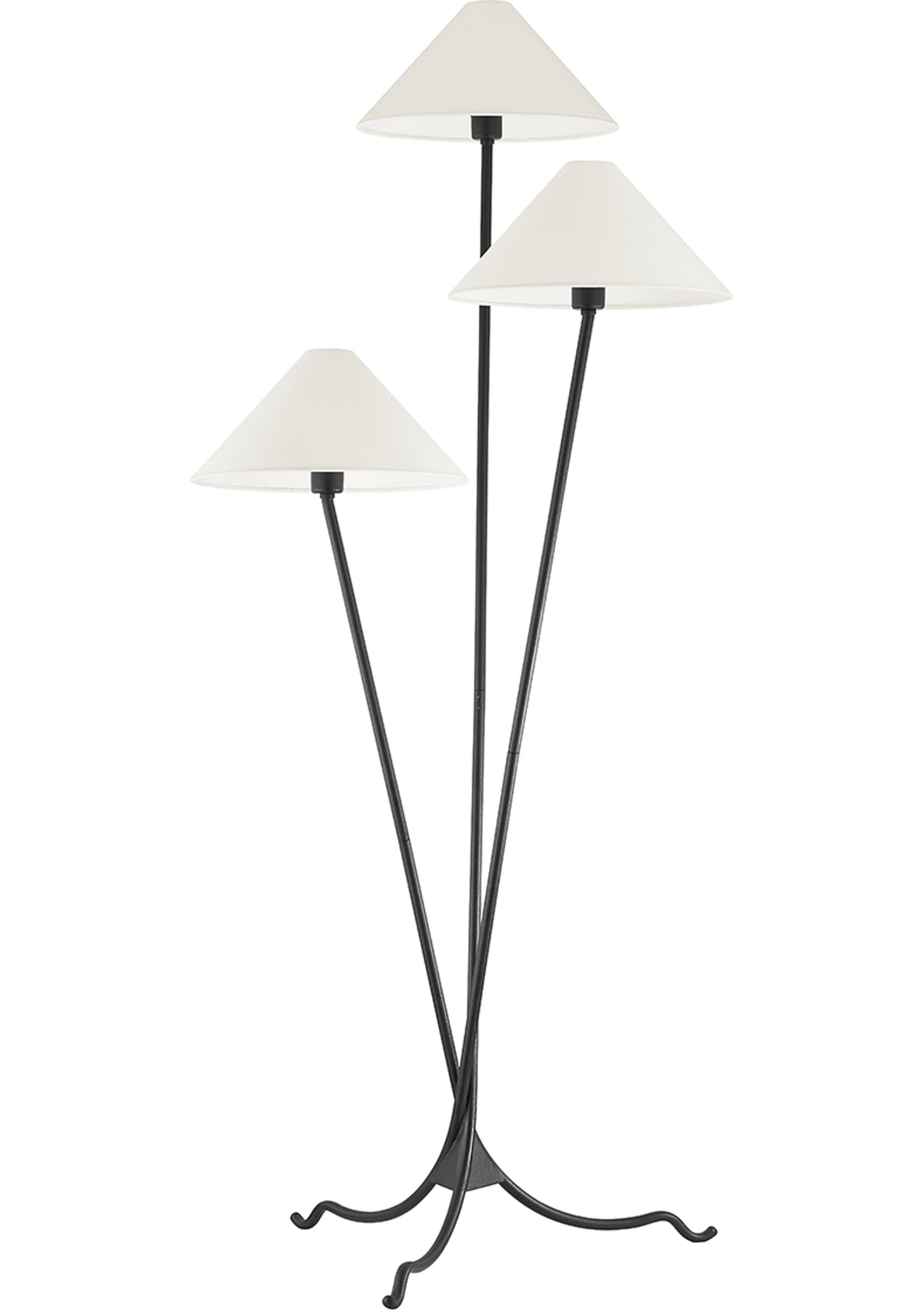 Cedar Floor Lamp in Forged Iron