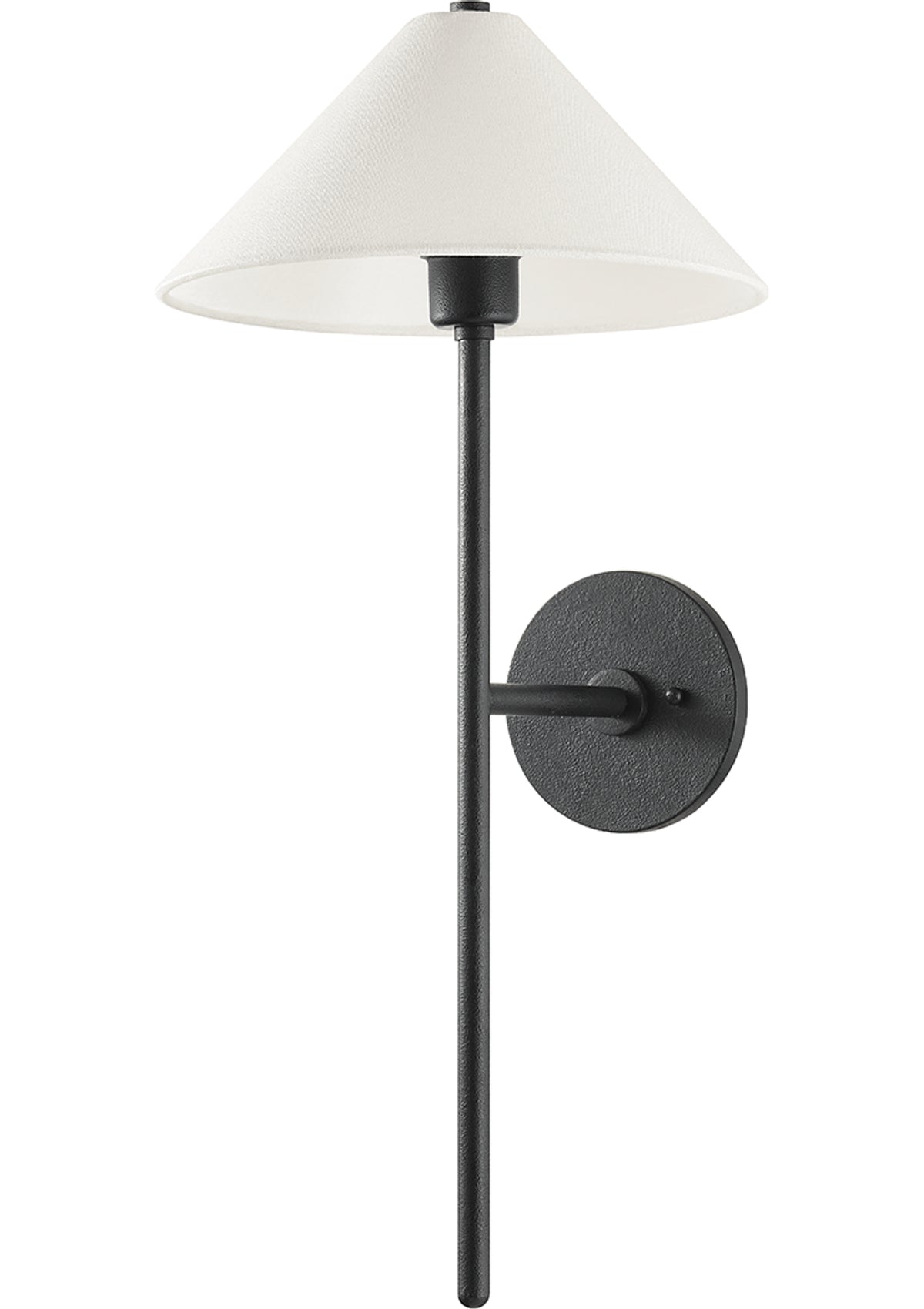 Cedar Wall Sconce in Forged Iron