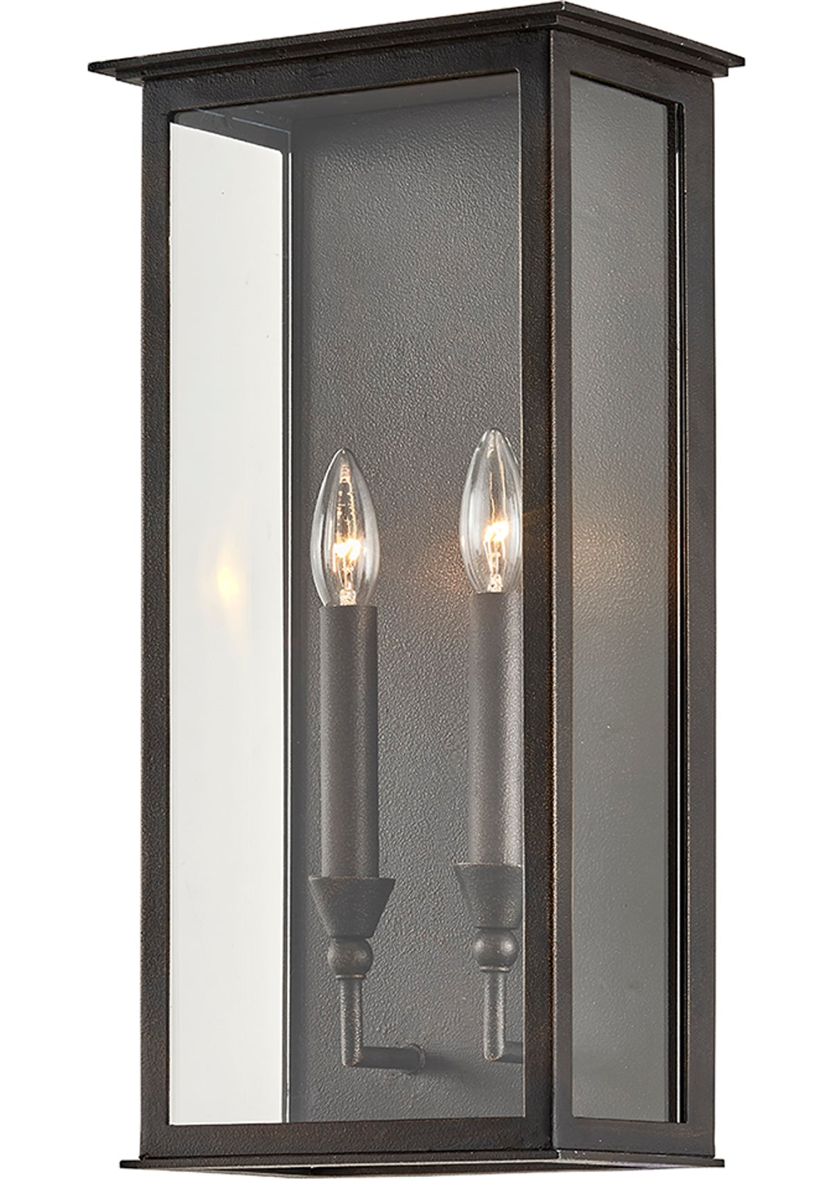 Chauncey Exterior Wall Sconce – 9.5" W in Texture Black