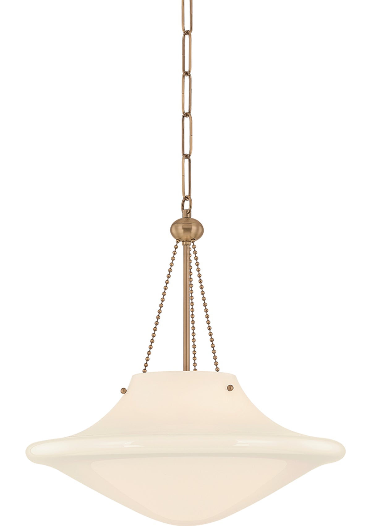 Era Pendant – 18" W in Patina Brass