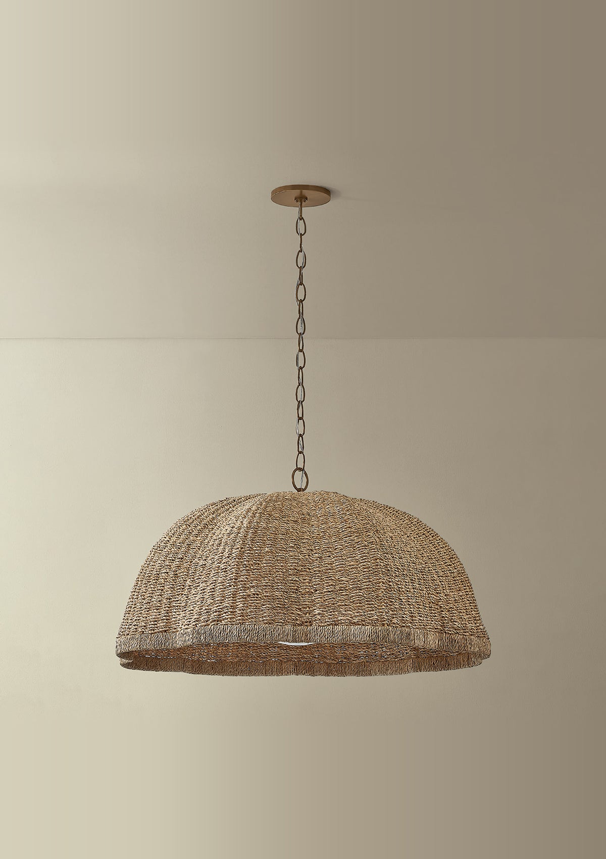 Jack Chandelier in Patina Brass