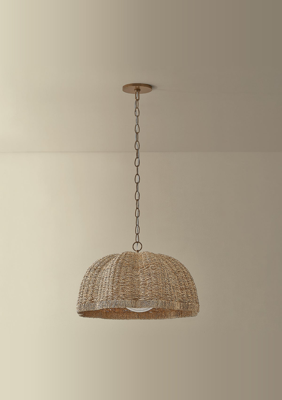 Jack Pendant in Patina Brass