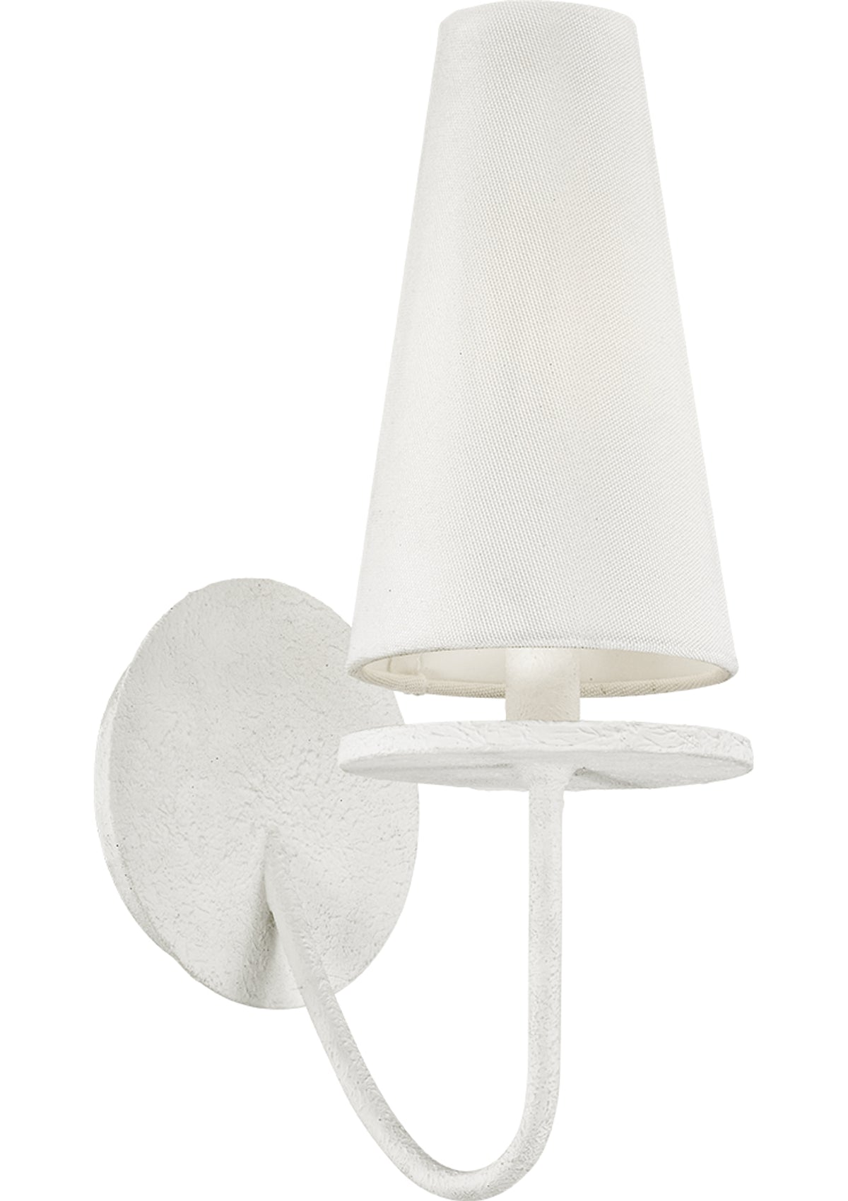 Marcel Wall Sconce – 5.5" W in Gesso White