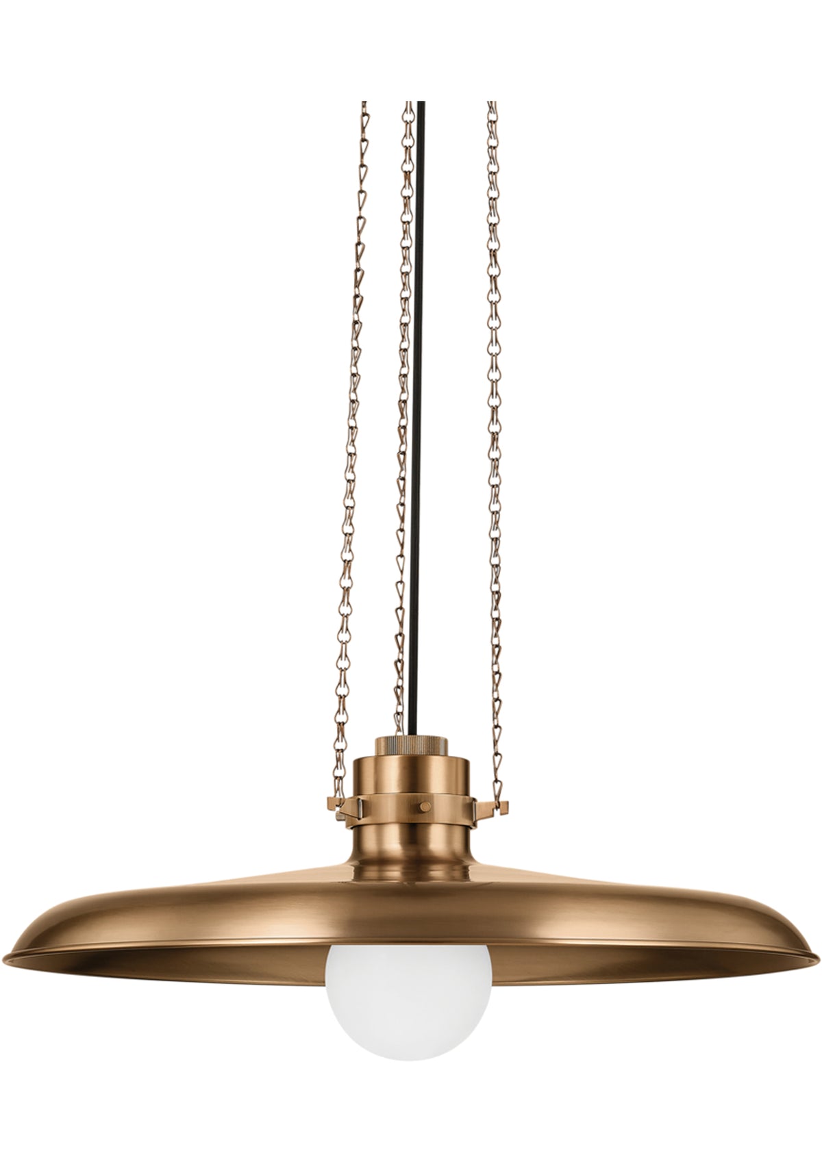 Rainhill Pendant – 24" W in Patina Brass