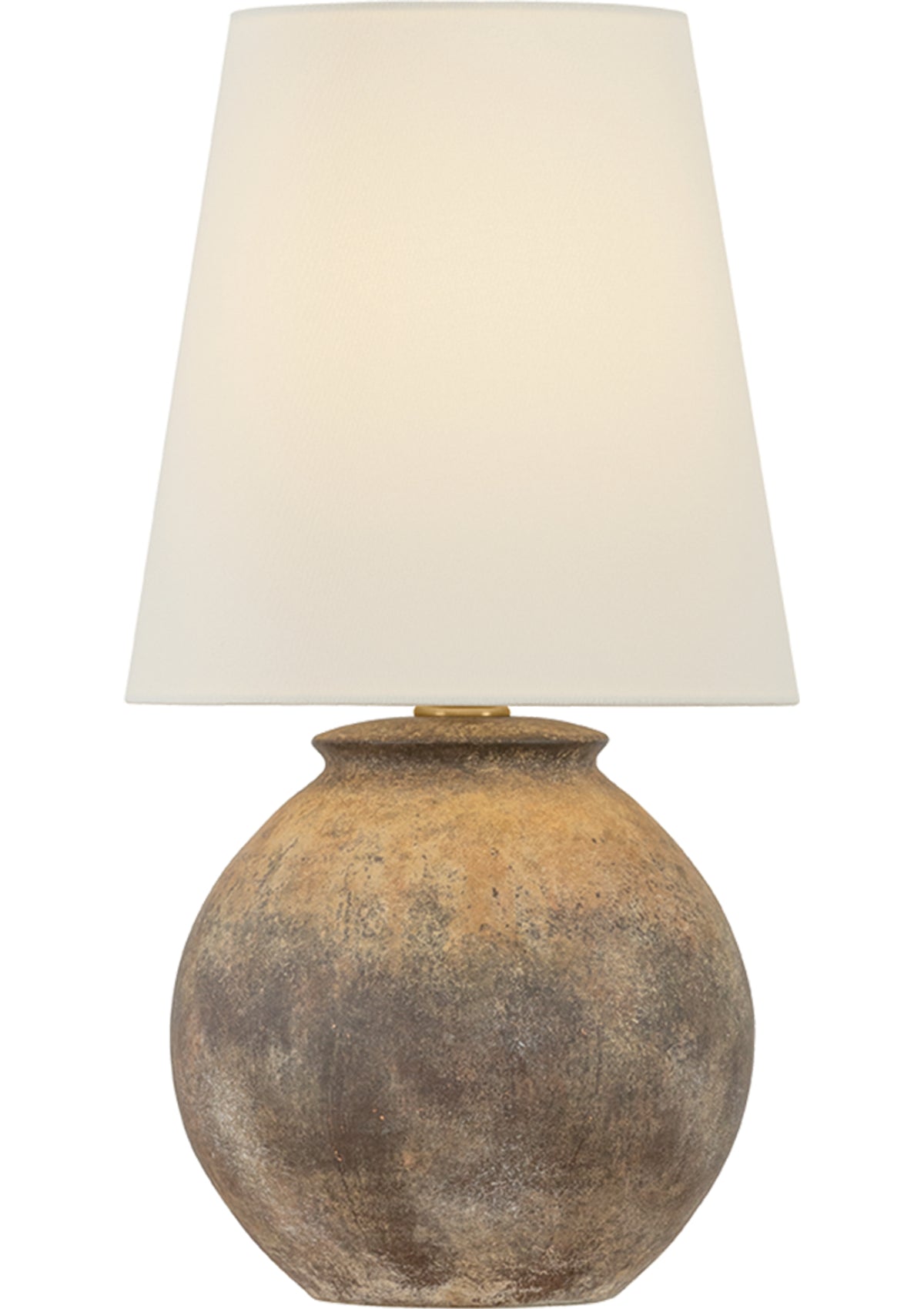 Zeal Table Lamp in Patina Brass / CCT