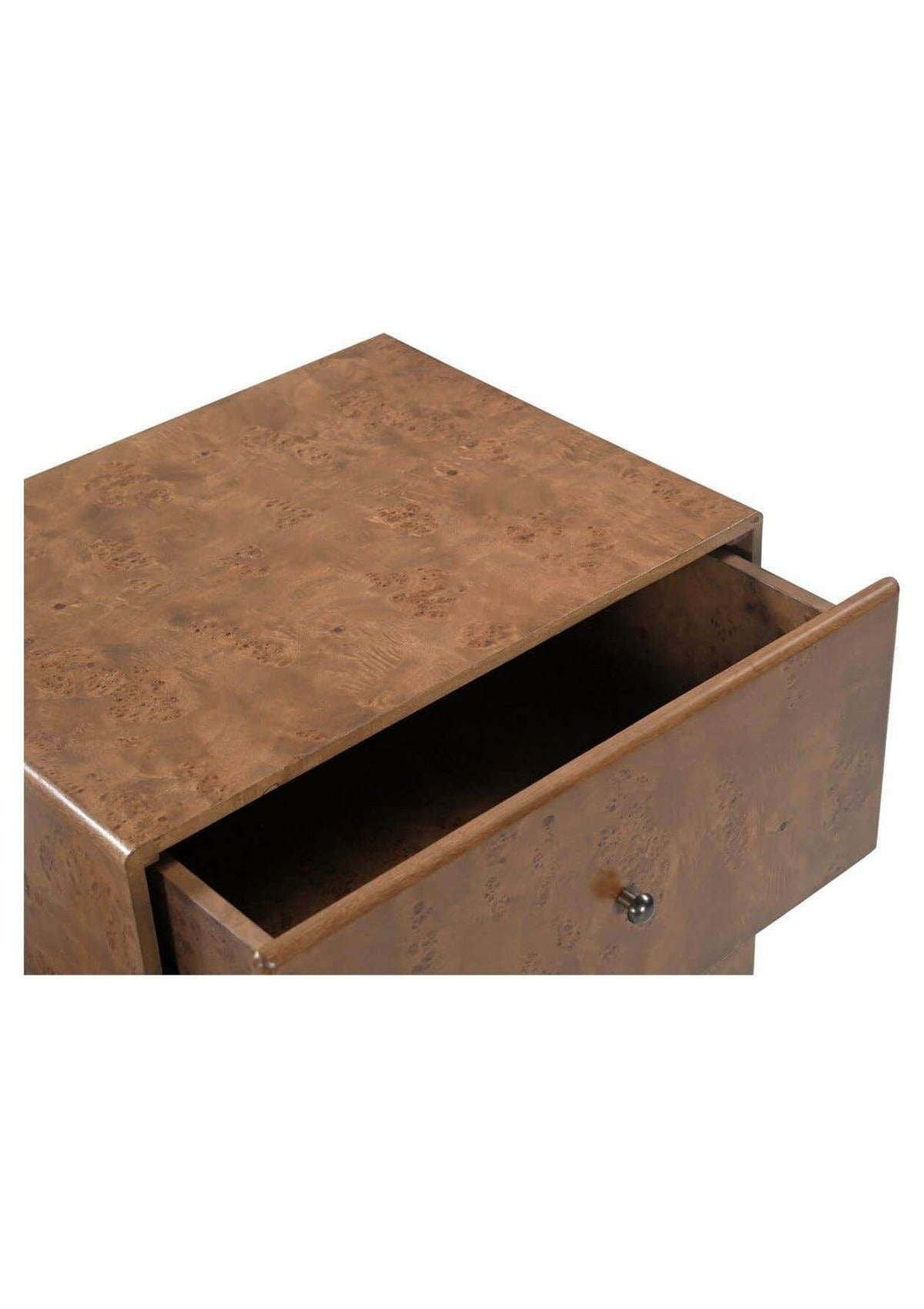 York Nightstand - Warm Brown Burl
