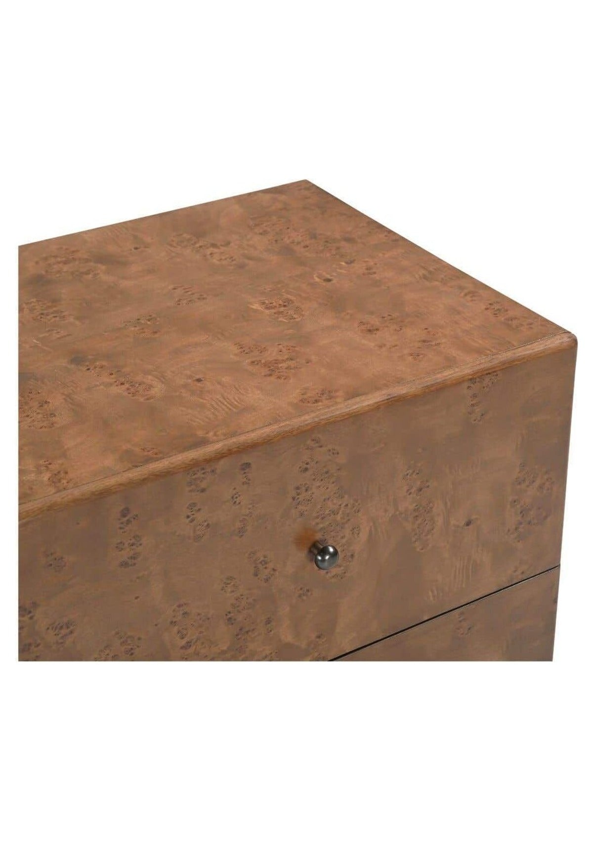 York Nightstand - Warm Brown Burl