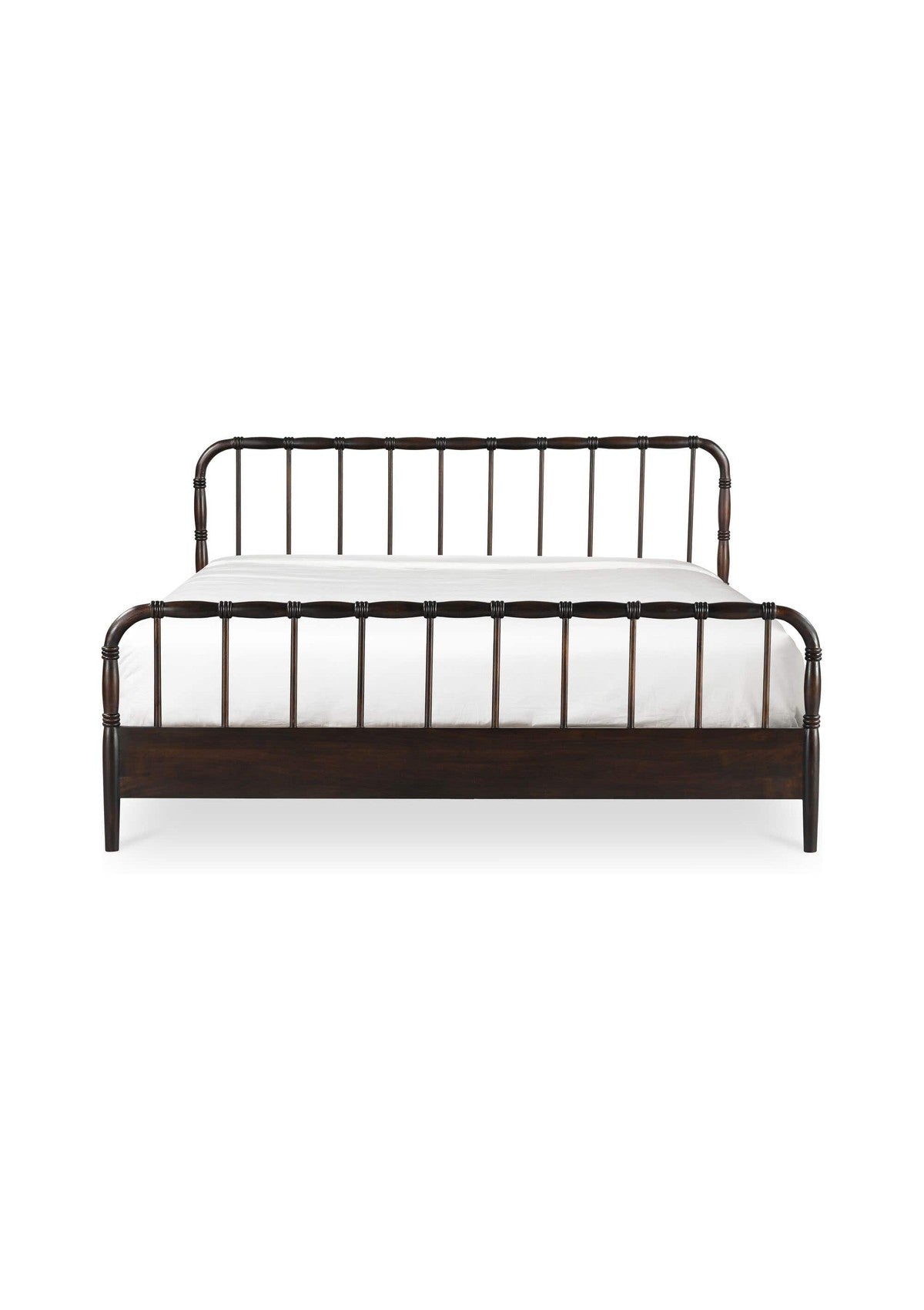 Vivian Queen Bed - Dark Brown