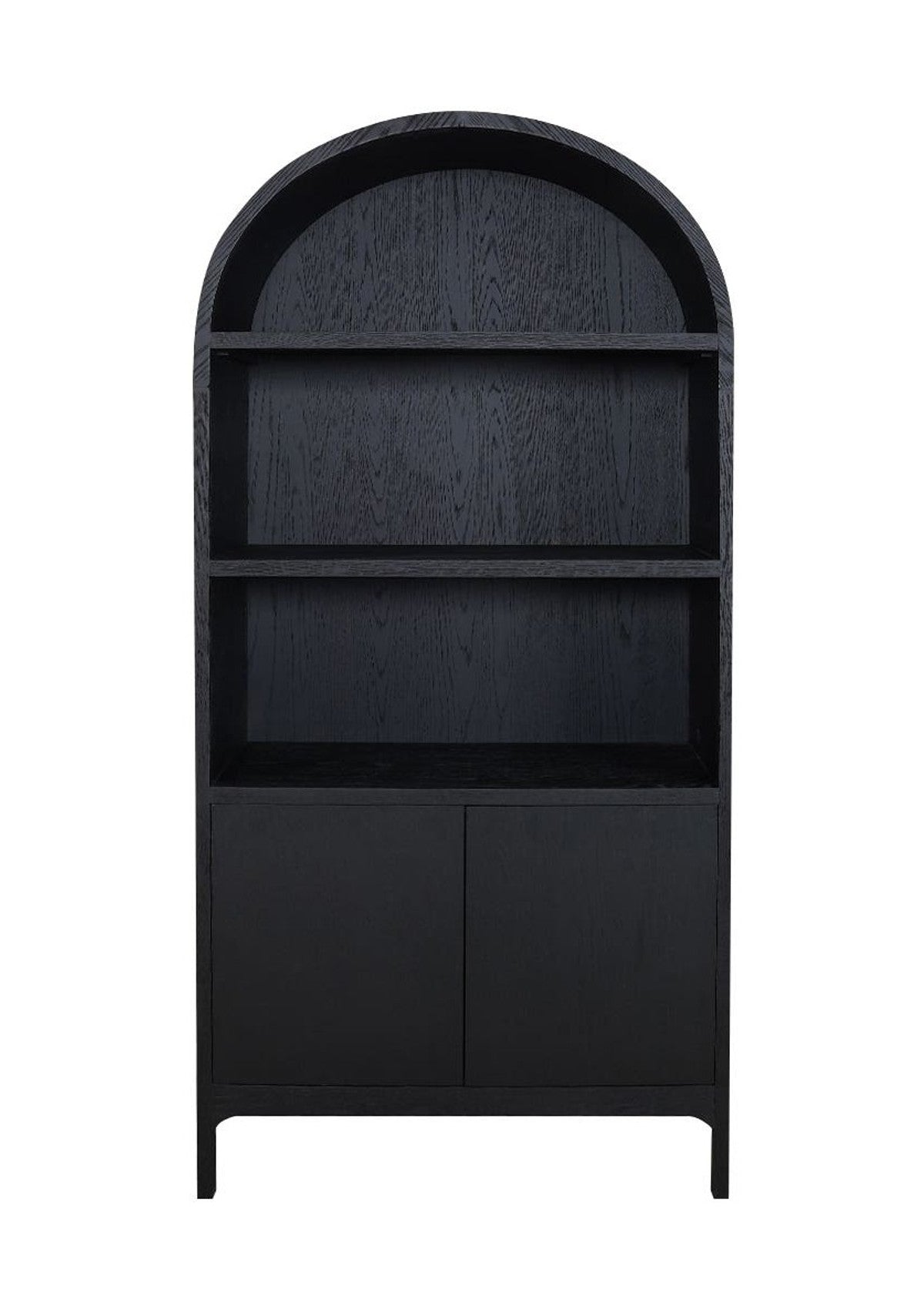 Wilde Display Cabinet - Black Oak