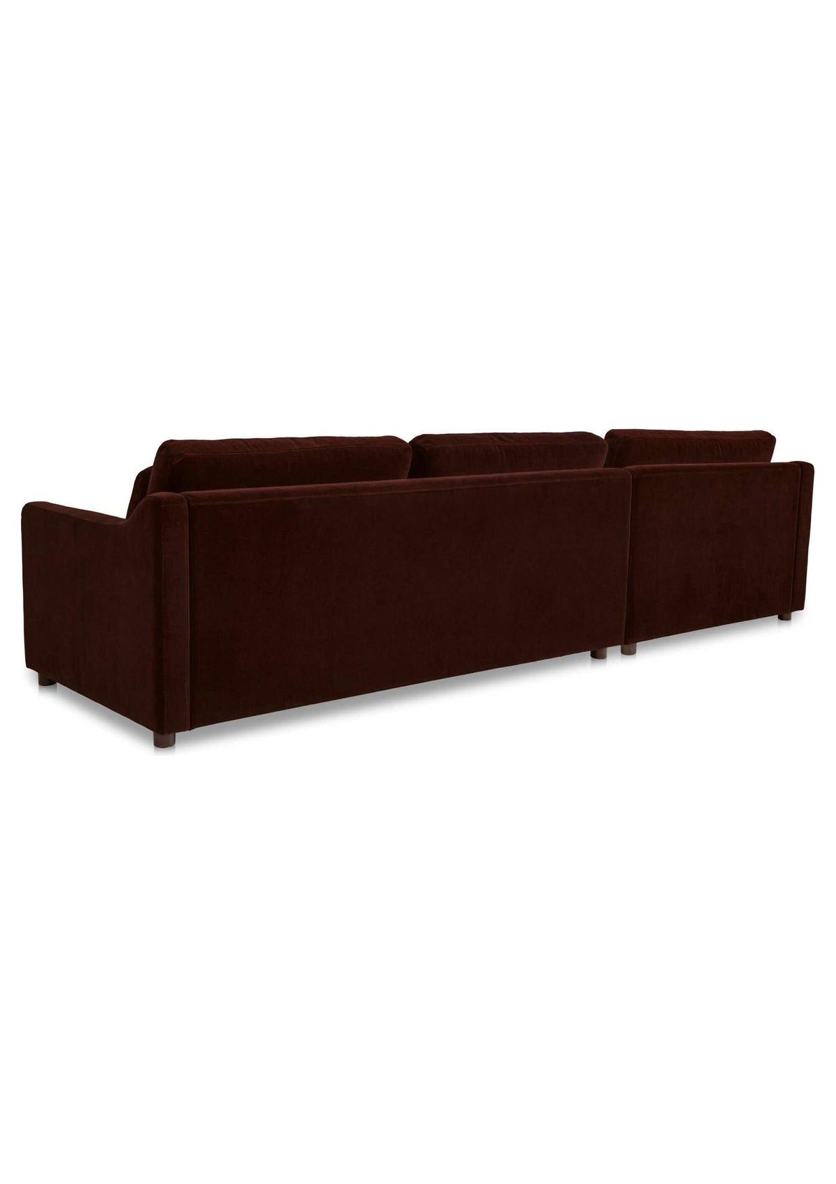 Imogen Sectional Left - Bordeaux
