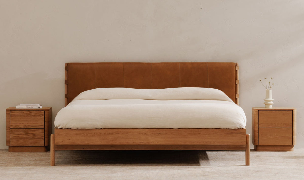 Colby Queen Bed - Brown